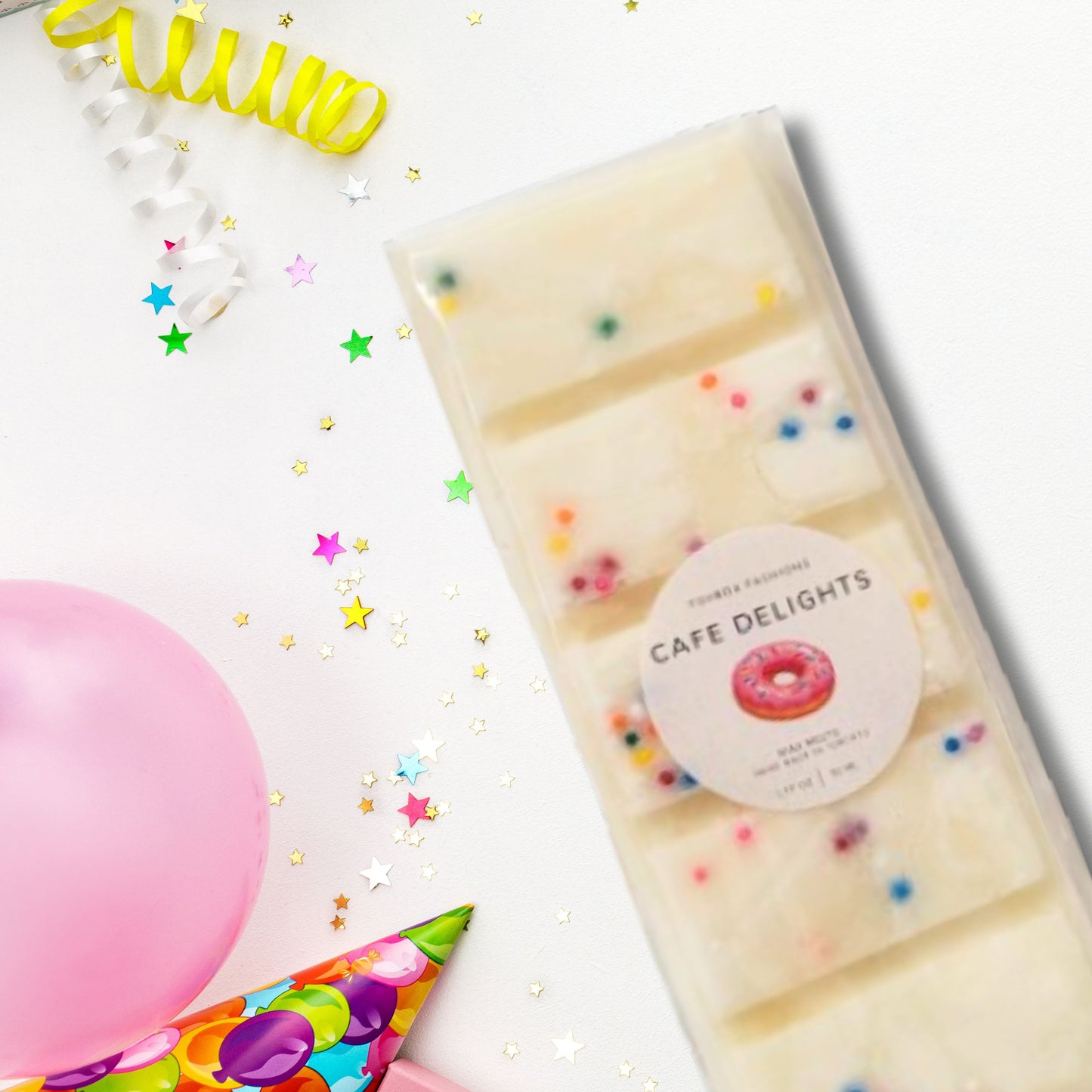 Cafe Delights Confetti Birthday Cake Soy Wax Melts