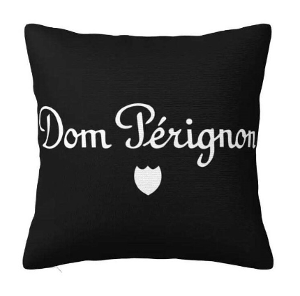Moet & Chandon Velvet Throw Pillow Case