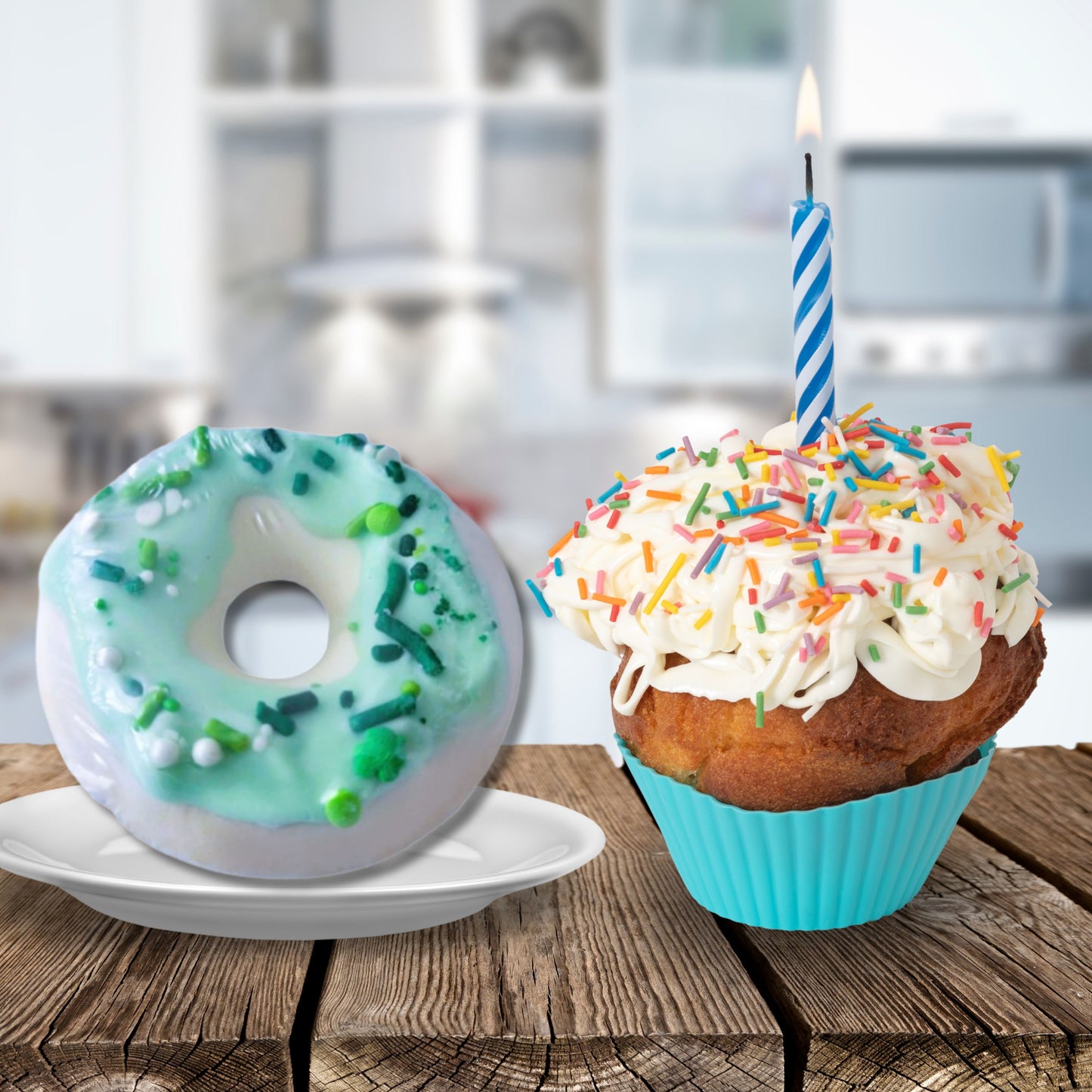 Cafe Delights Mint Chocolate Donut Scented Soy Wax Melts