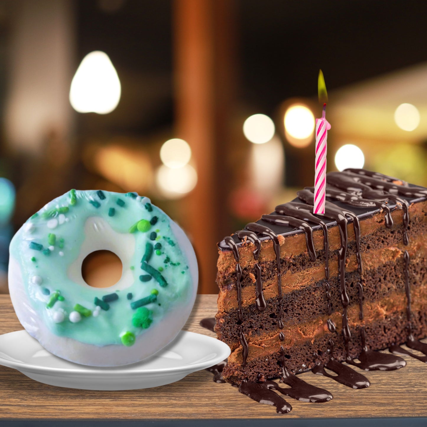 Cafe Delights Mint Chocolate Donut Scented Soy Wax Melts