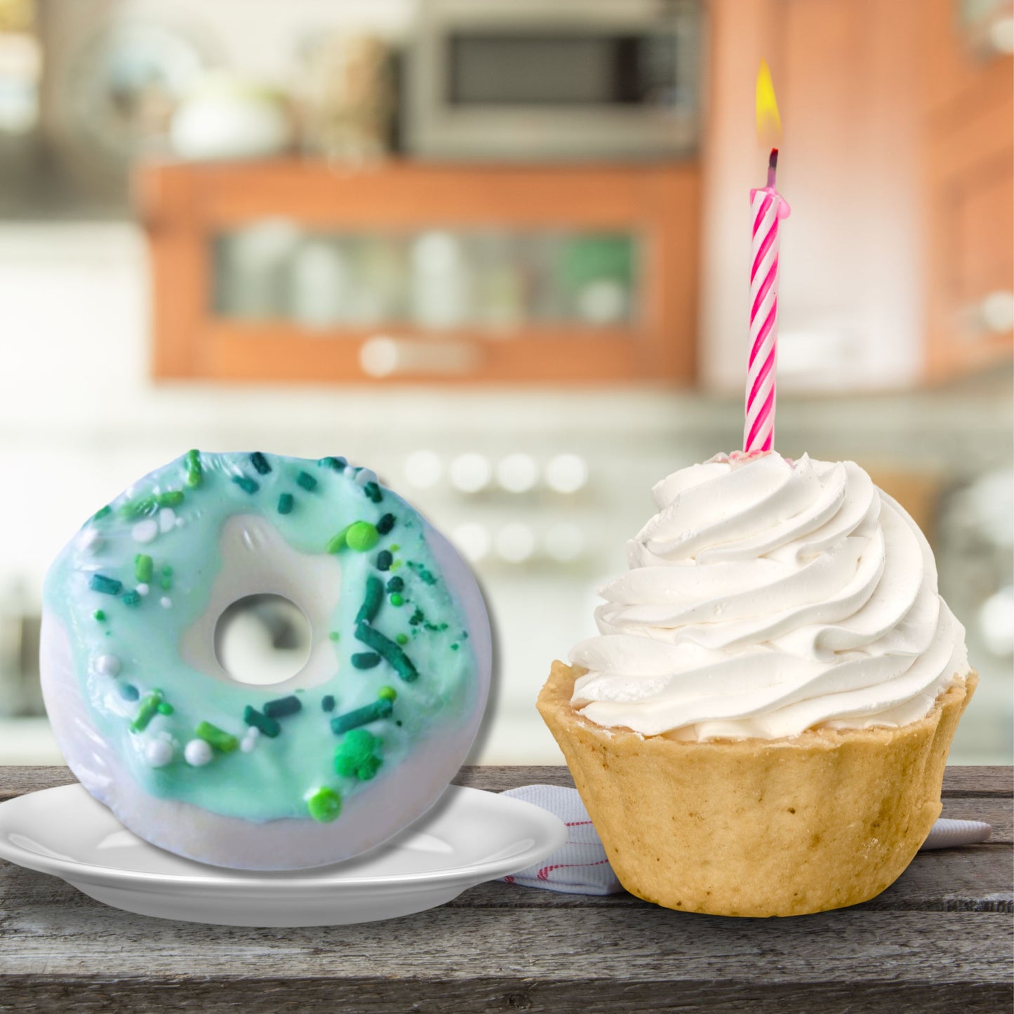 Cafe Delights Mint Chocolate Donut Scented Soy Wax Melts