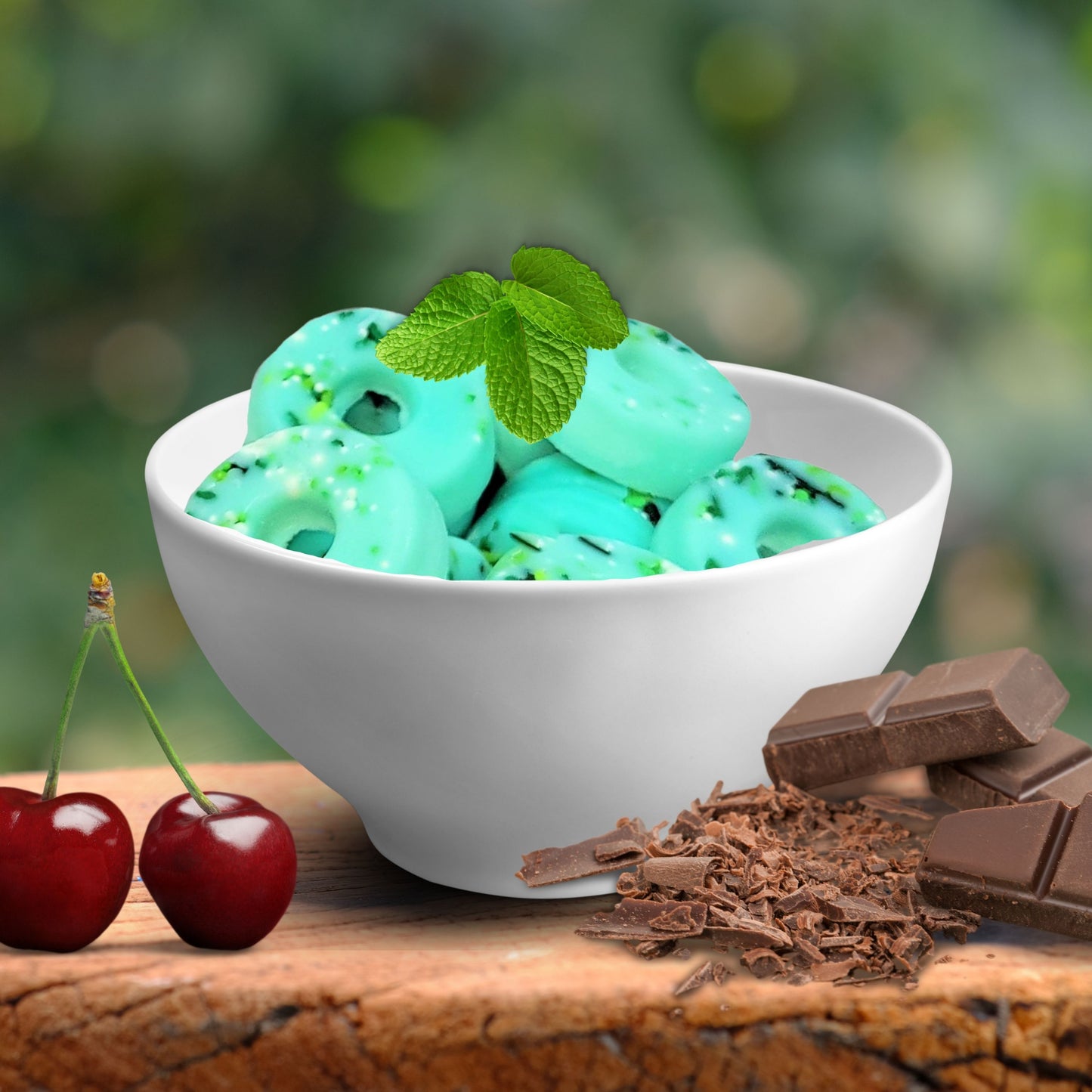 Cafe Delights Mint Chocolate Donut Scented Soy Wax Melts