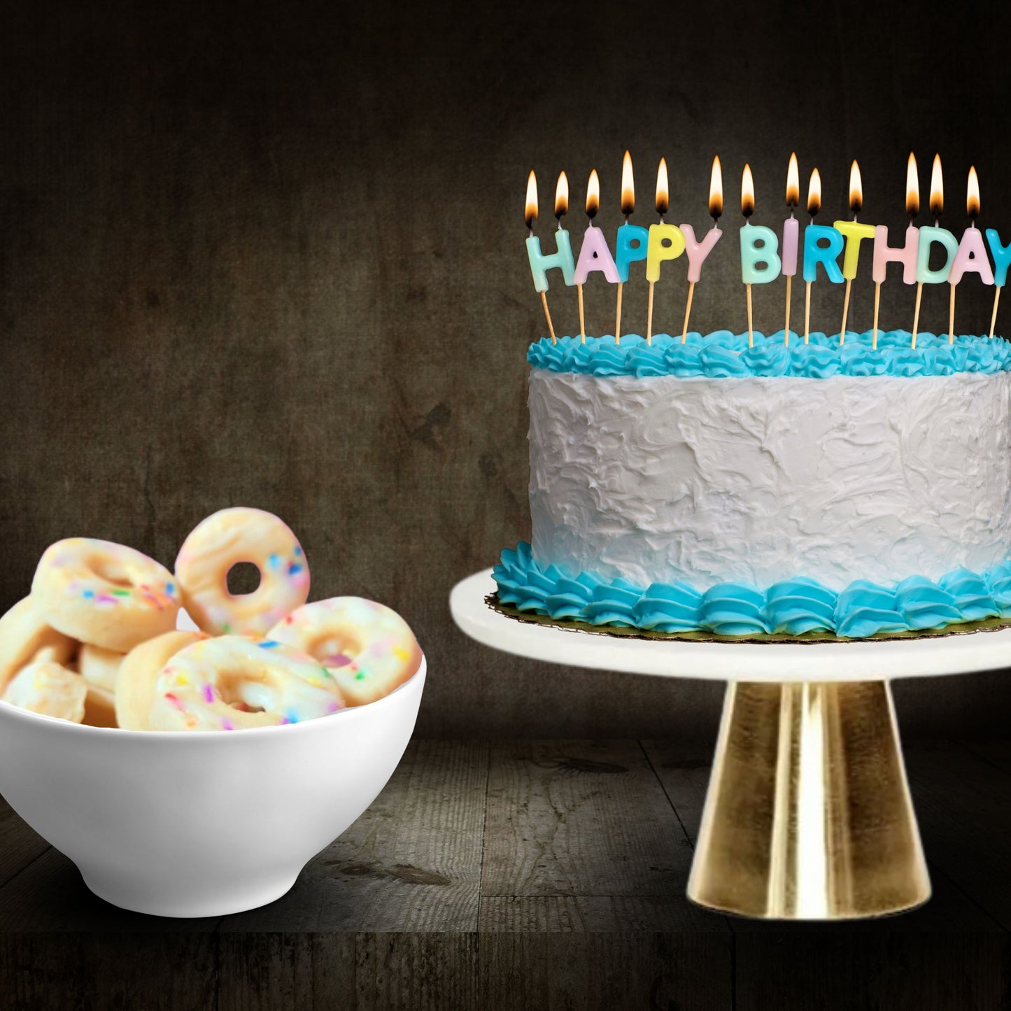 Cafe Delights Warm Birthday Cake Donut Scented Soy Wax Melts