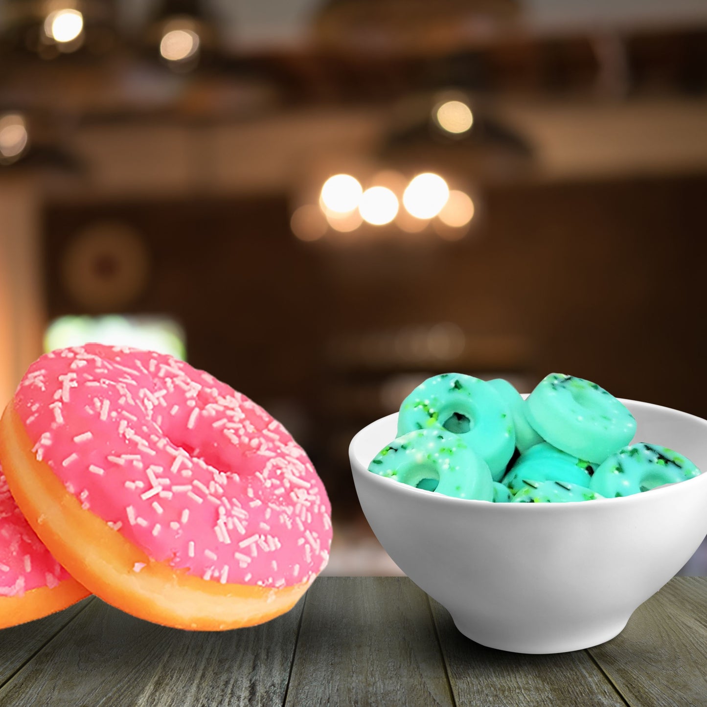 Cafe Delights Mint Chocolate Donut Scented Soy Wax Melts