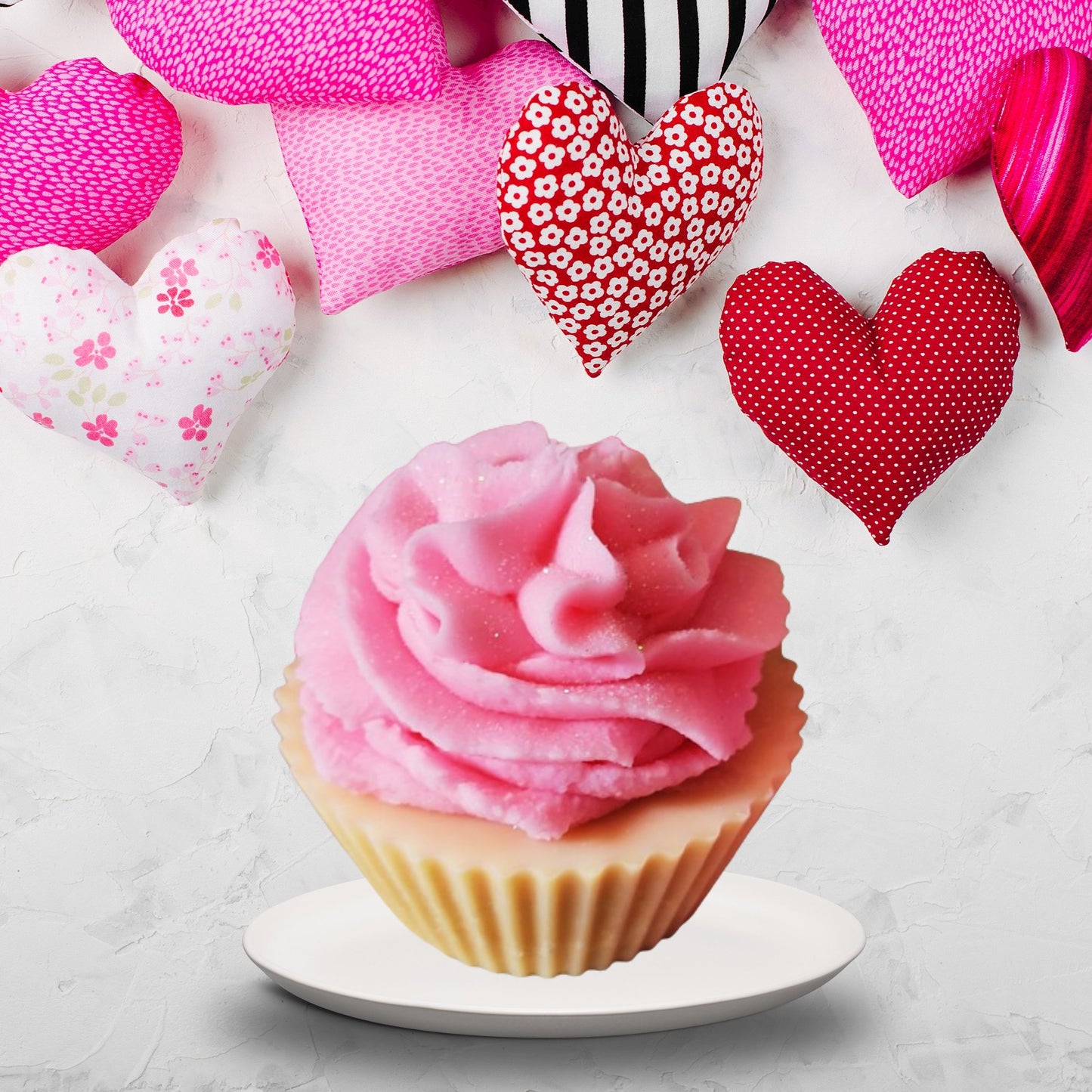 Warm Vanilla Pink Icing Cupcake Scented Soy Wax Melts