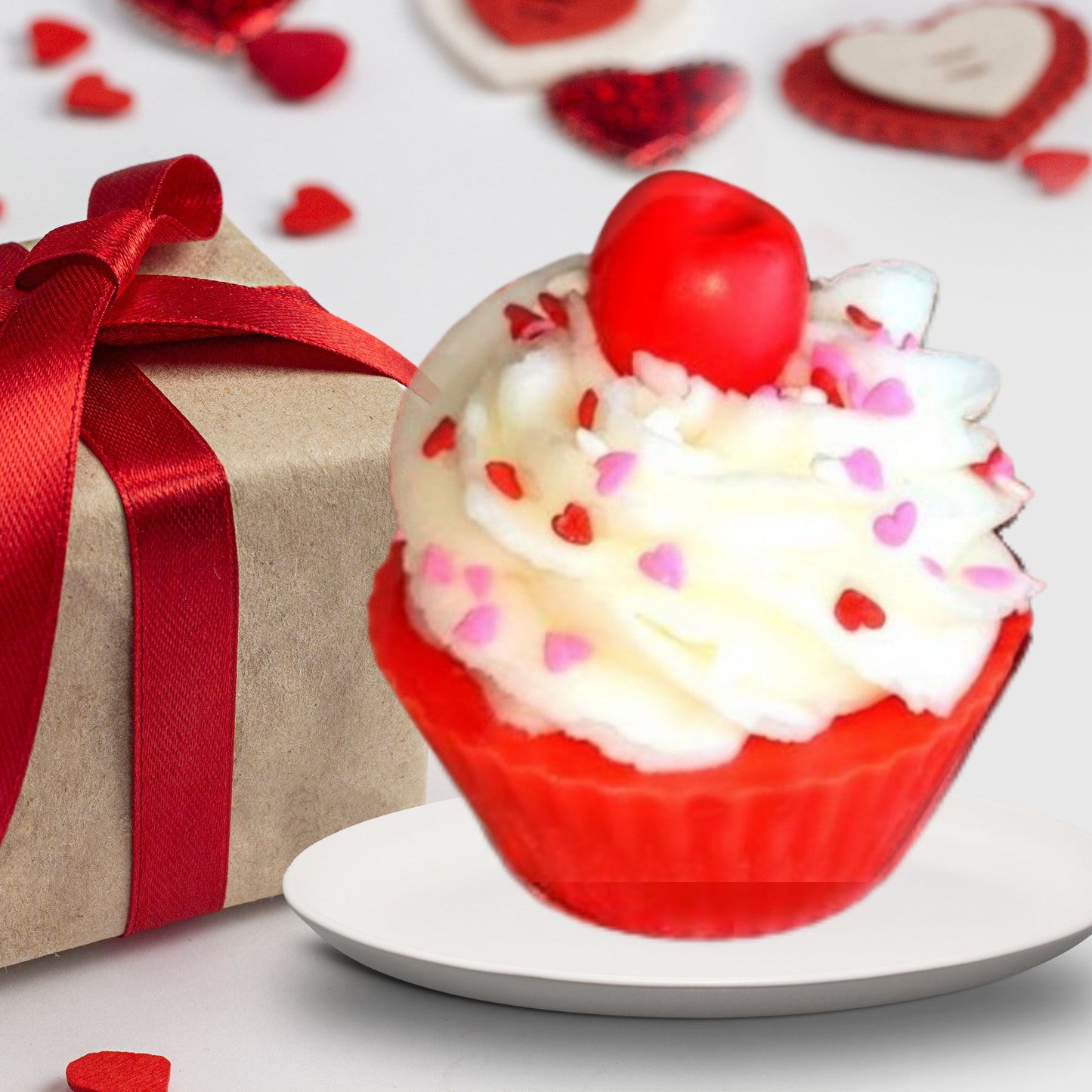 Valentine's Day Scented Soy Wax Melt Cupcakes