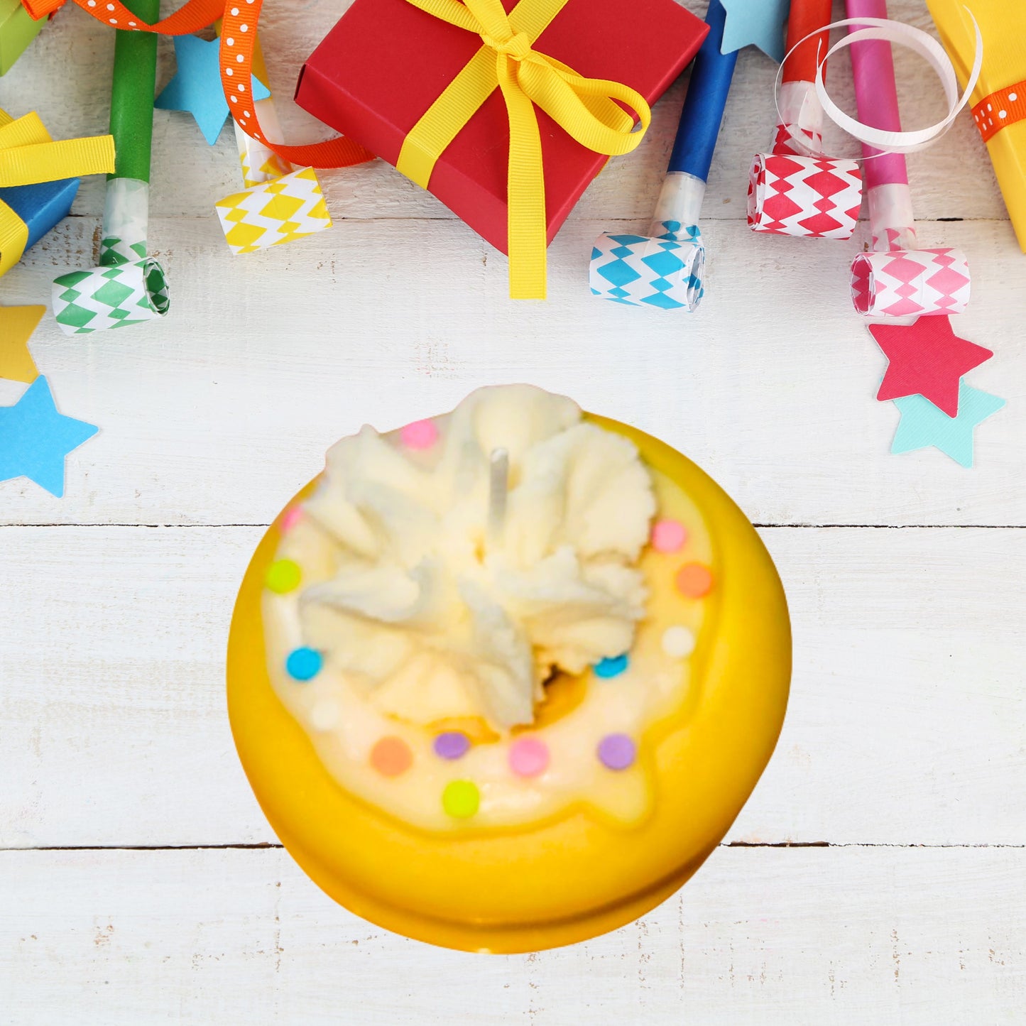 Spring Delights Crème Brulee Yellow Scented Soy Wax Candles