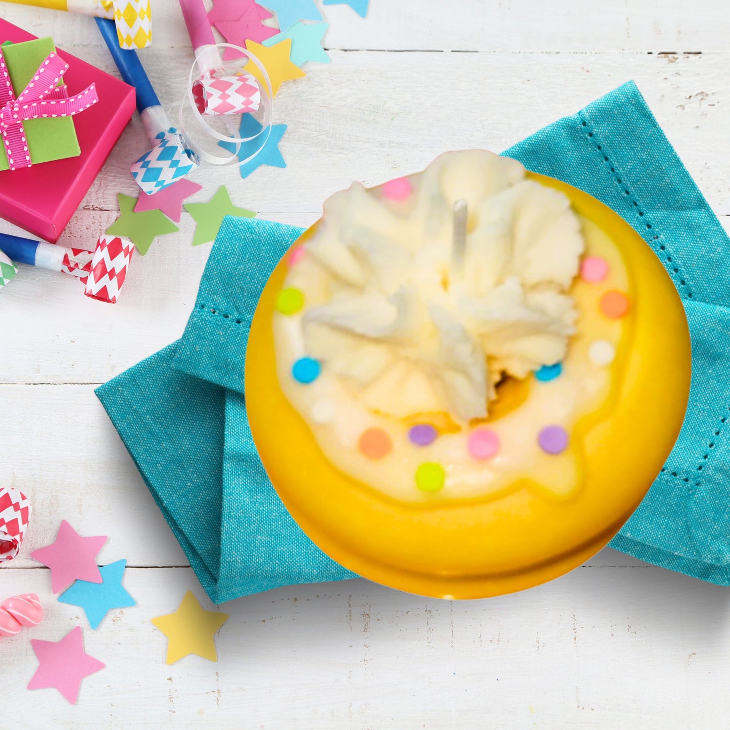 Spring Delights Crème Brulee Yellow Scented Soy Wax Candles