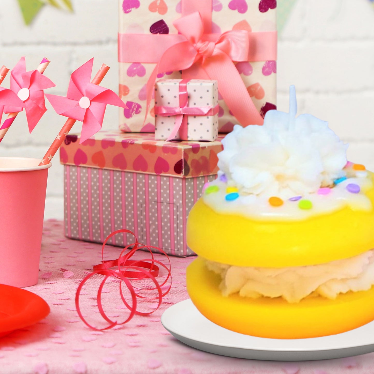 Spring Delights Crème Brulee Yellow Scented Soy Wax Candles