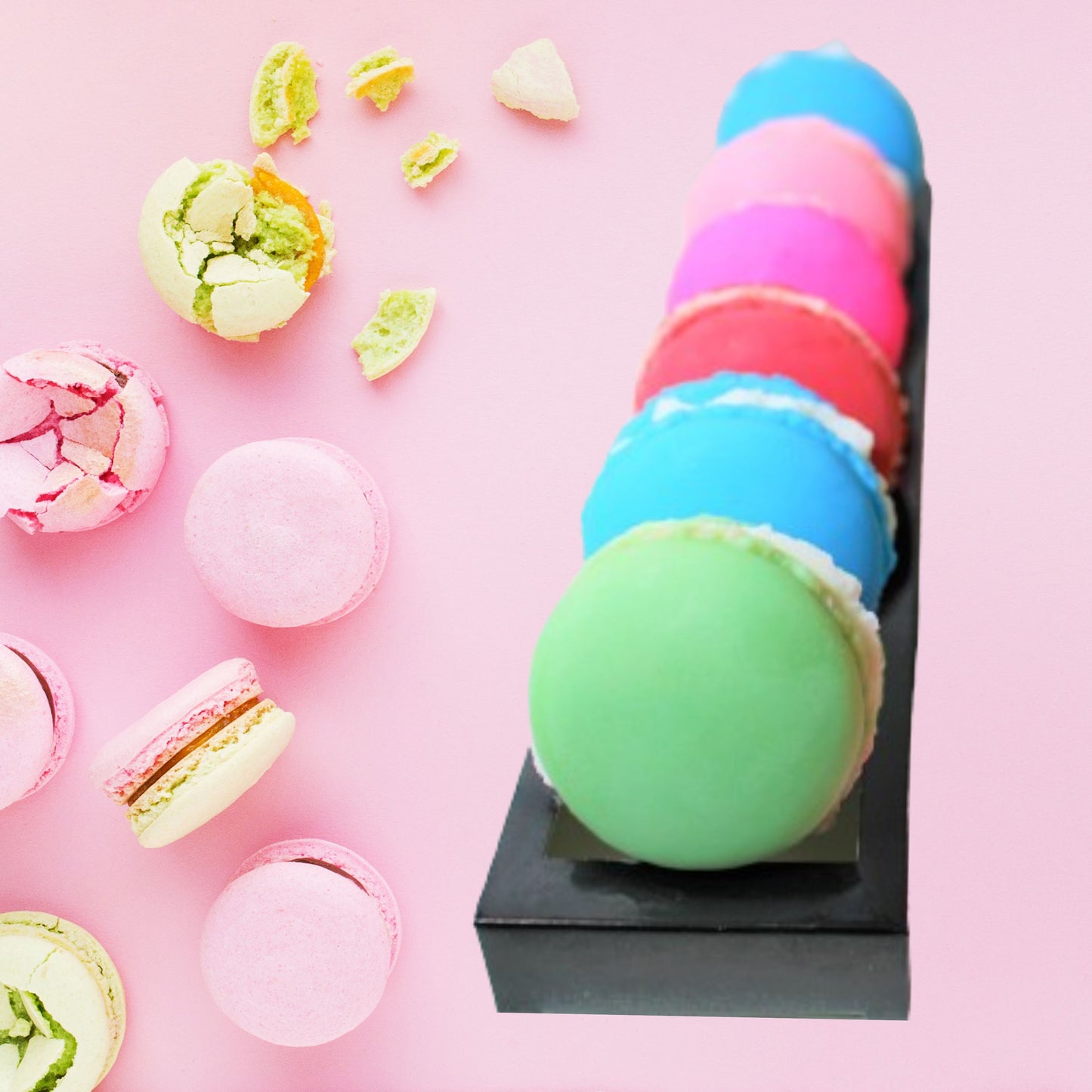 Cafe Delights Large Macaron Scented Wax Melts Gift Set