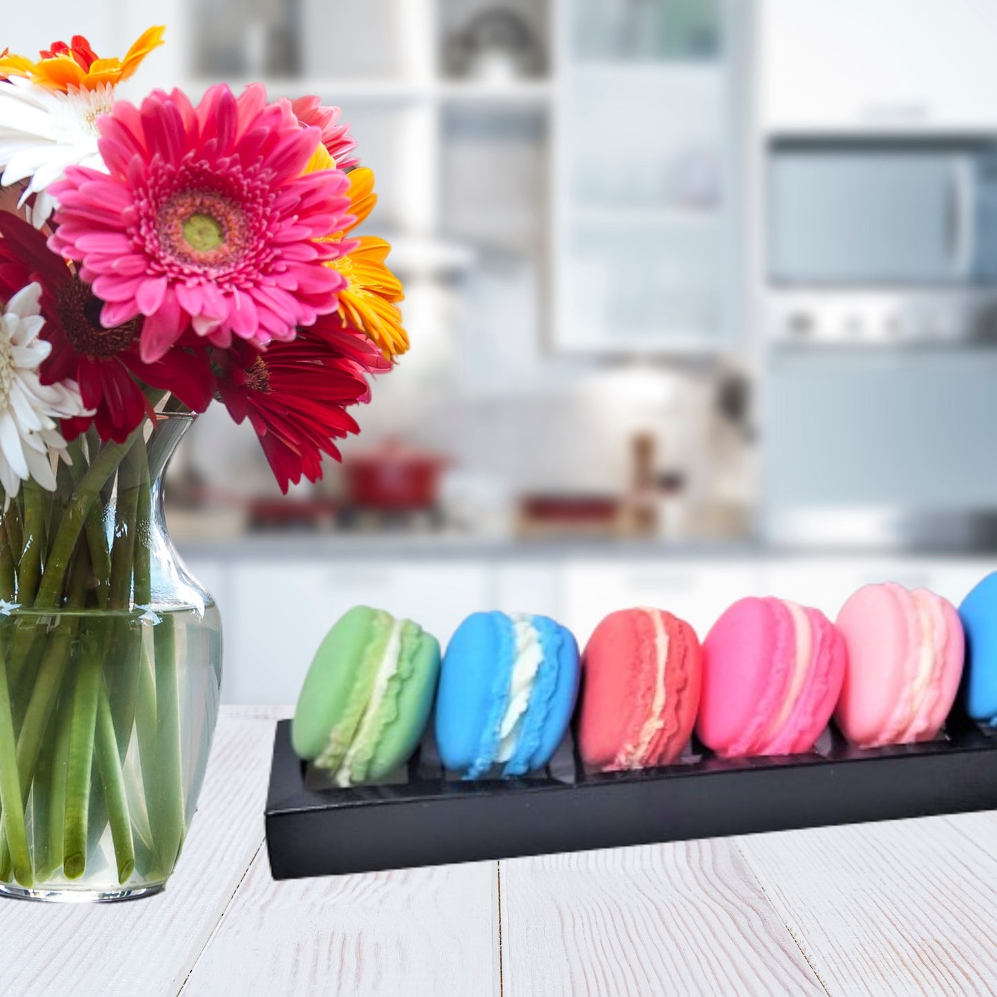 Cafe Delights Large Macaron Scented Wax Melts Gift Set