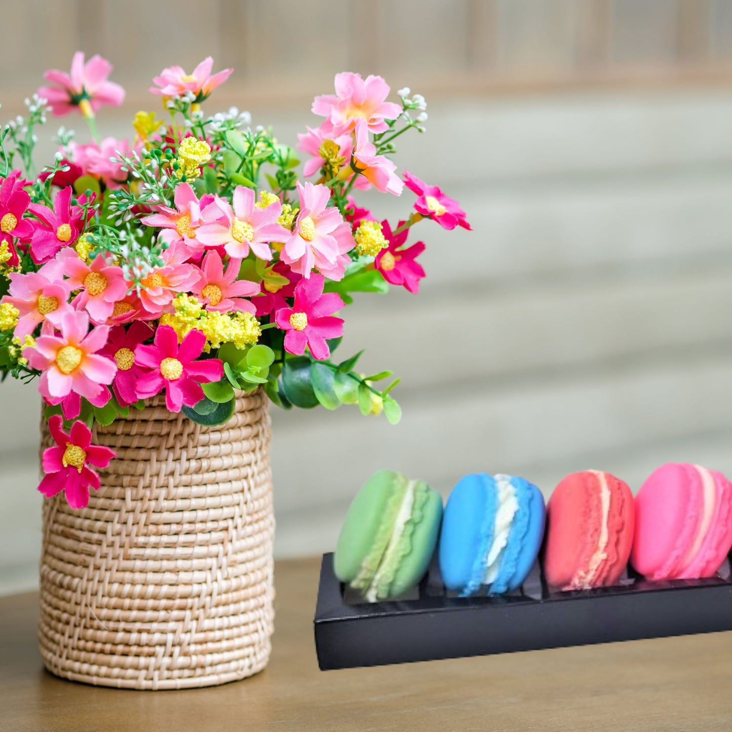 Cafe Delights Large Macaron Scented Wax Melts Gift Set