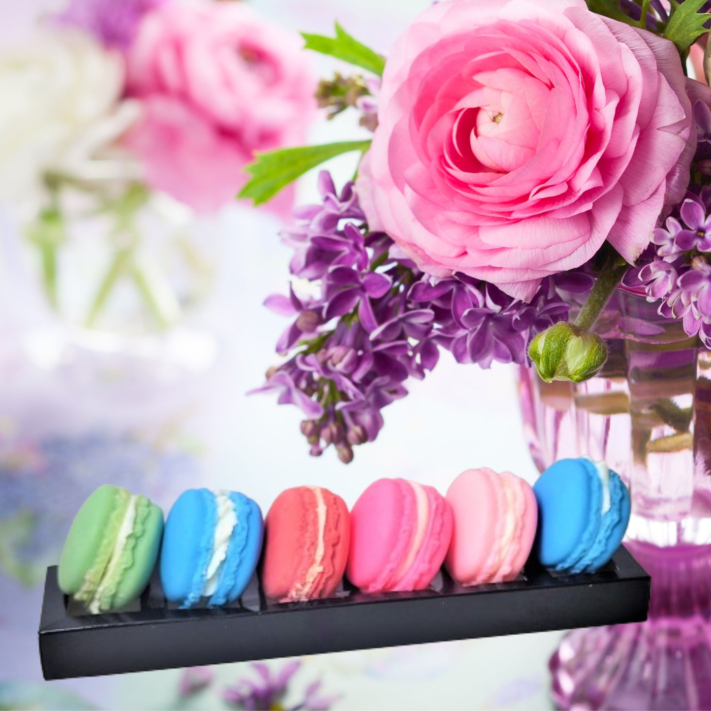 Cafe Delights Large Macaron Scented Wax Melts Gift Set