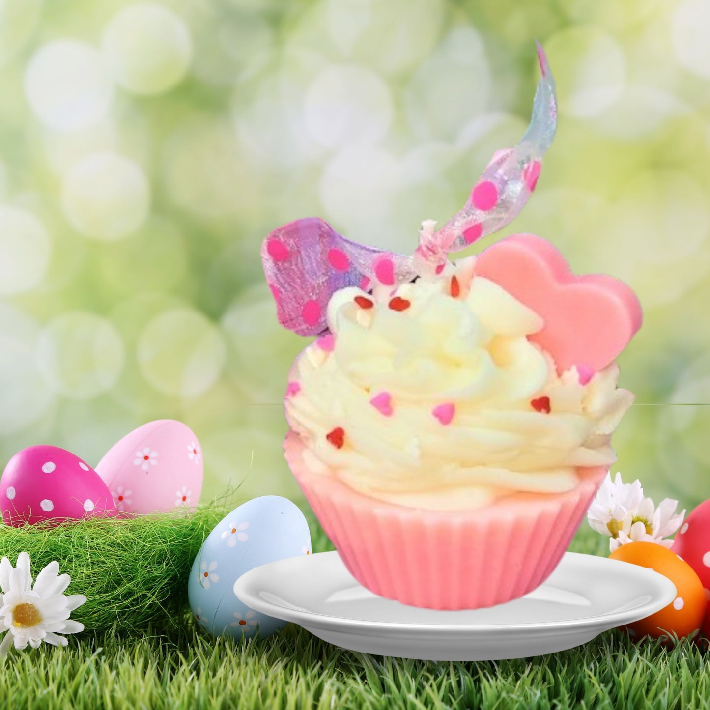 Cafe Delights Warm Vanilla Cupcake Scented Soy Wax Candle