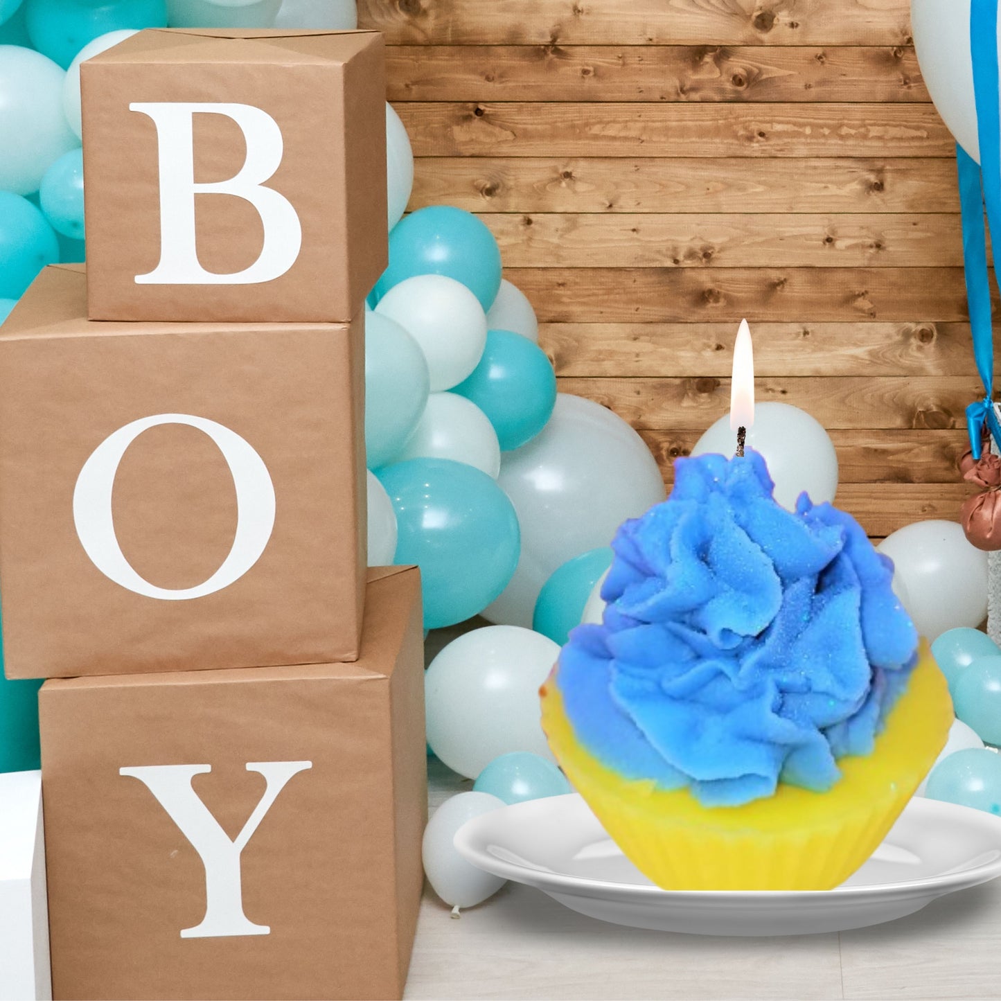 Spring Delights Baby Shower Cupcake Scented Soy Wax Candles