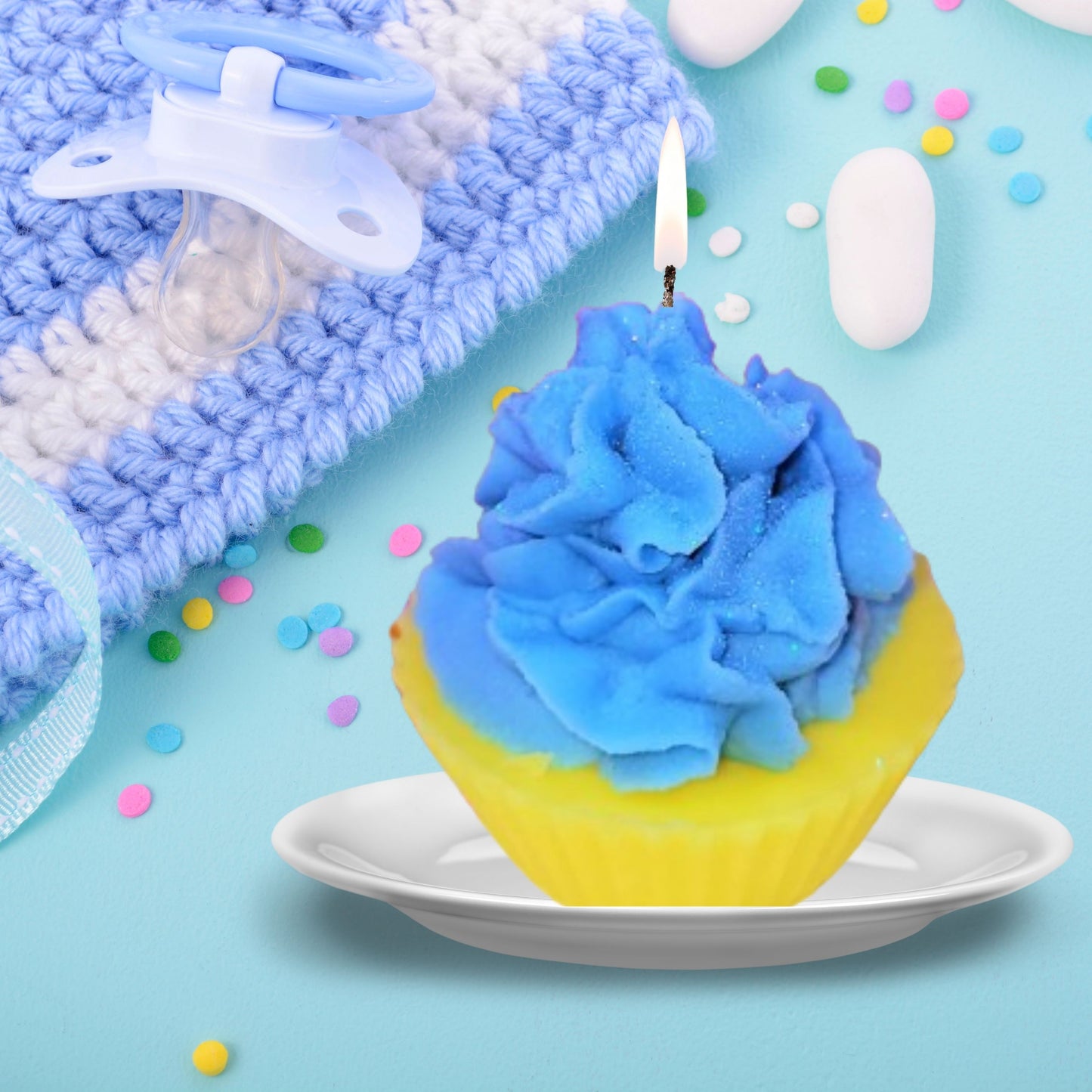 Spring Delights Baby Shower Cupcake Scented Soy Wax Candles