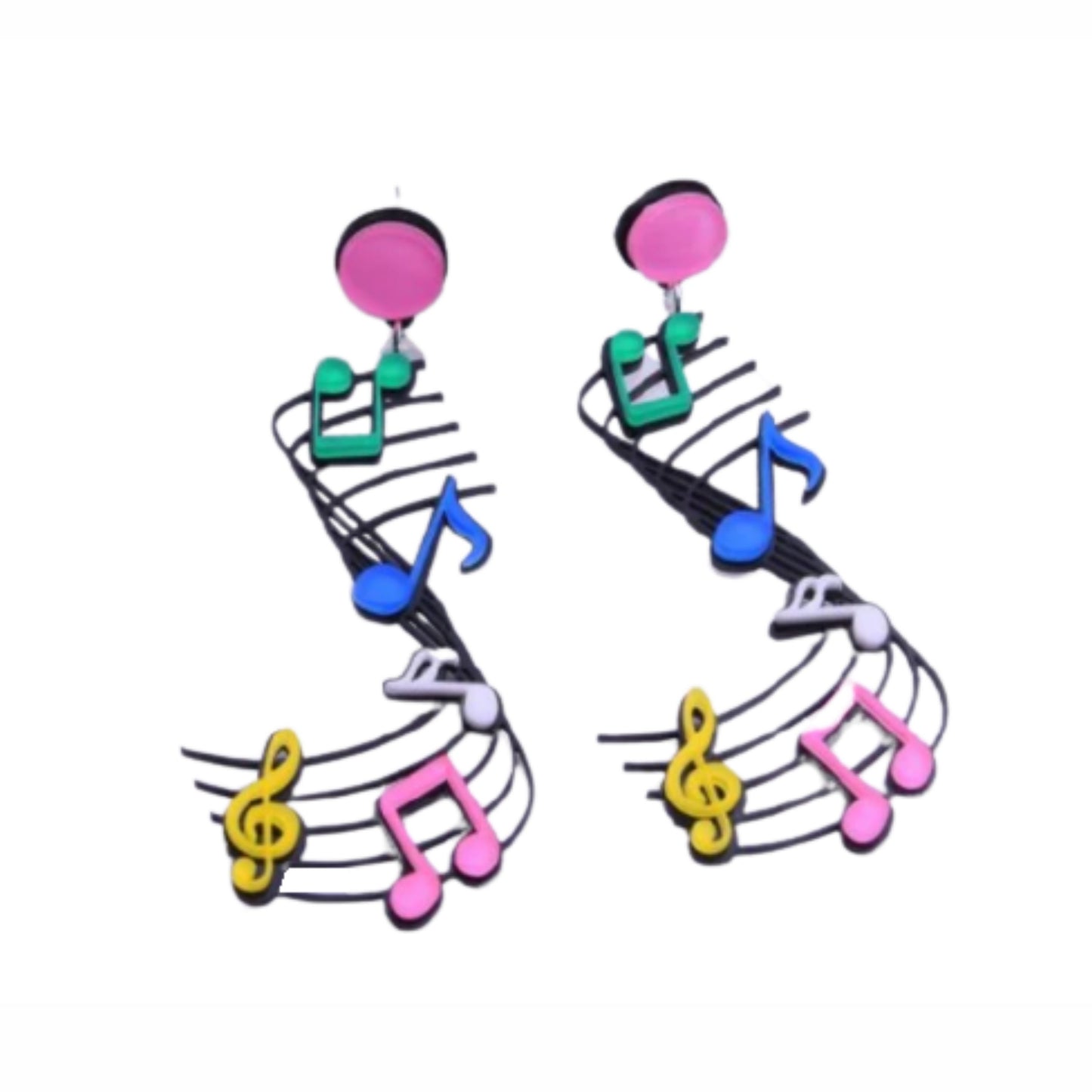 Funky Melody Statement Fashion Earrings
