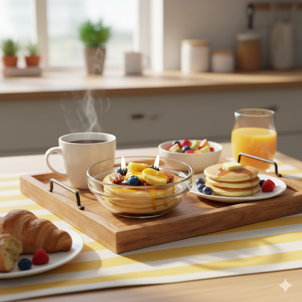 Cafe Delights Banana Nut Pancake Scented Soy Wax Candle