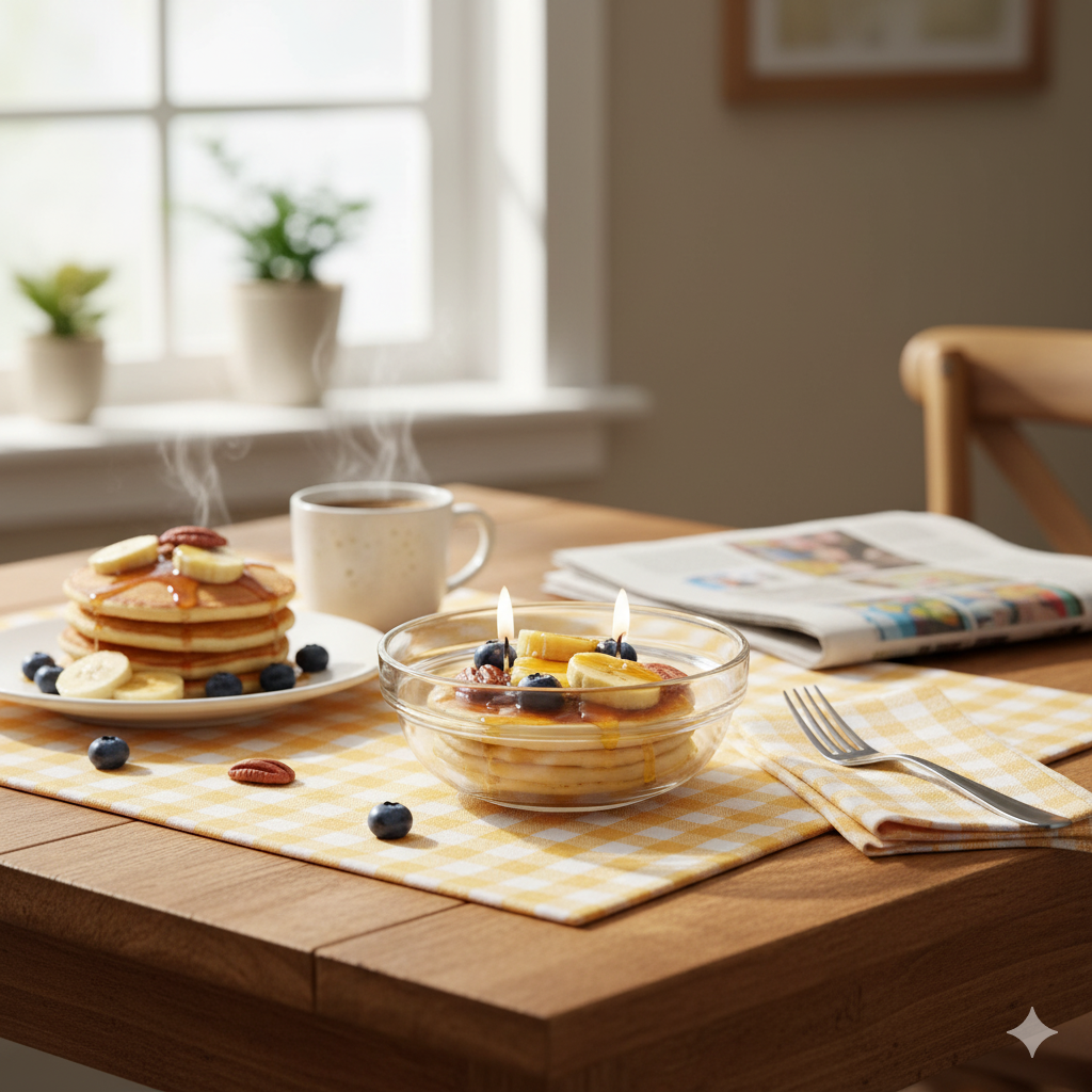 Cafe Delights Banana Nut Pancake Scented Soy Wax Candle