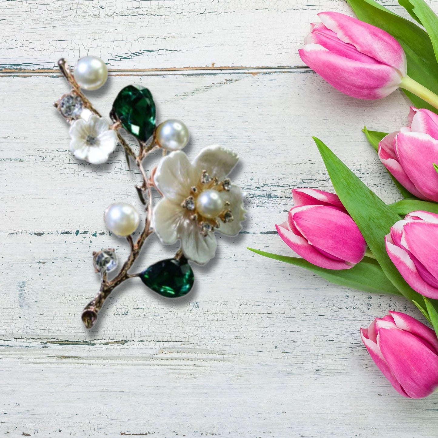 Rhinestone Statement Brooch Pin Collection