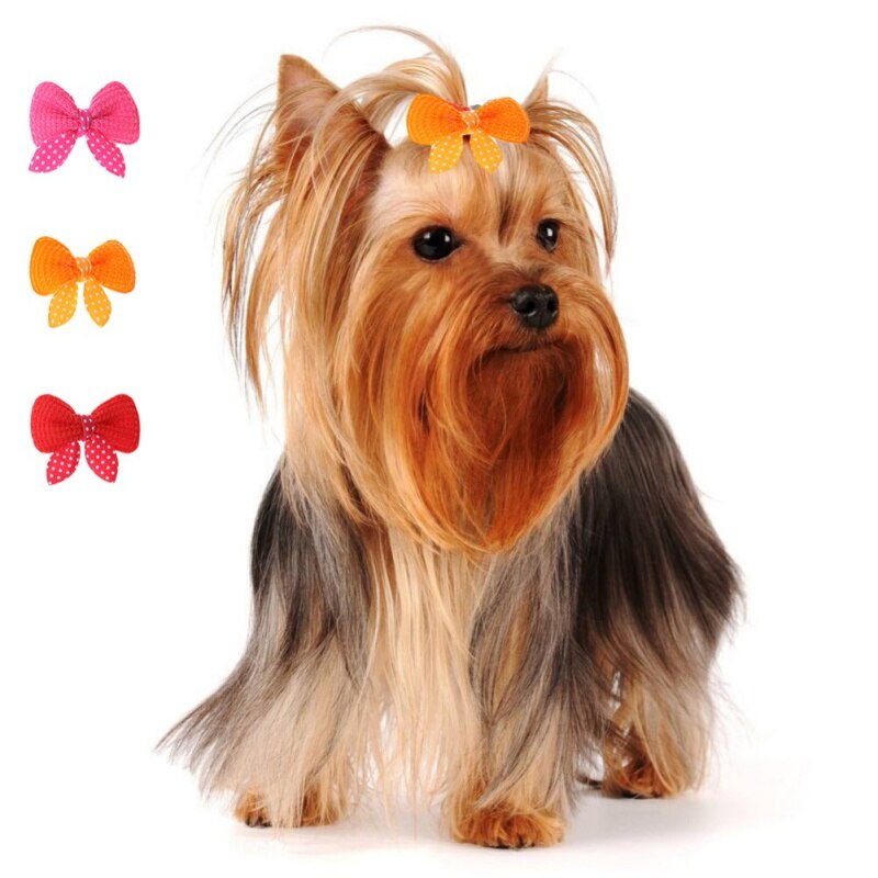 Pet Knit Hair Bling Clips