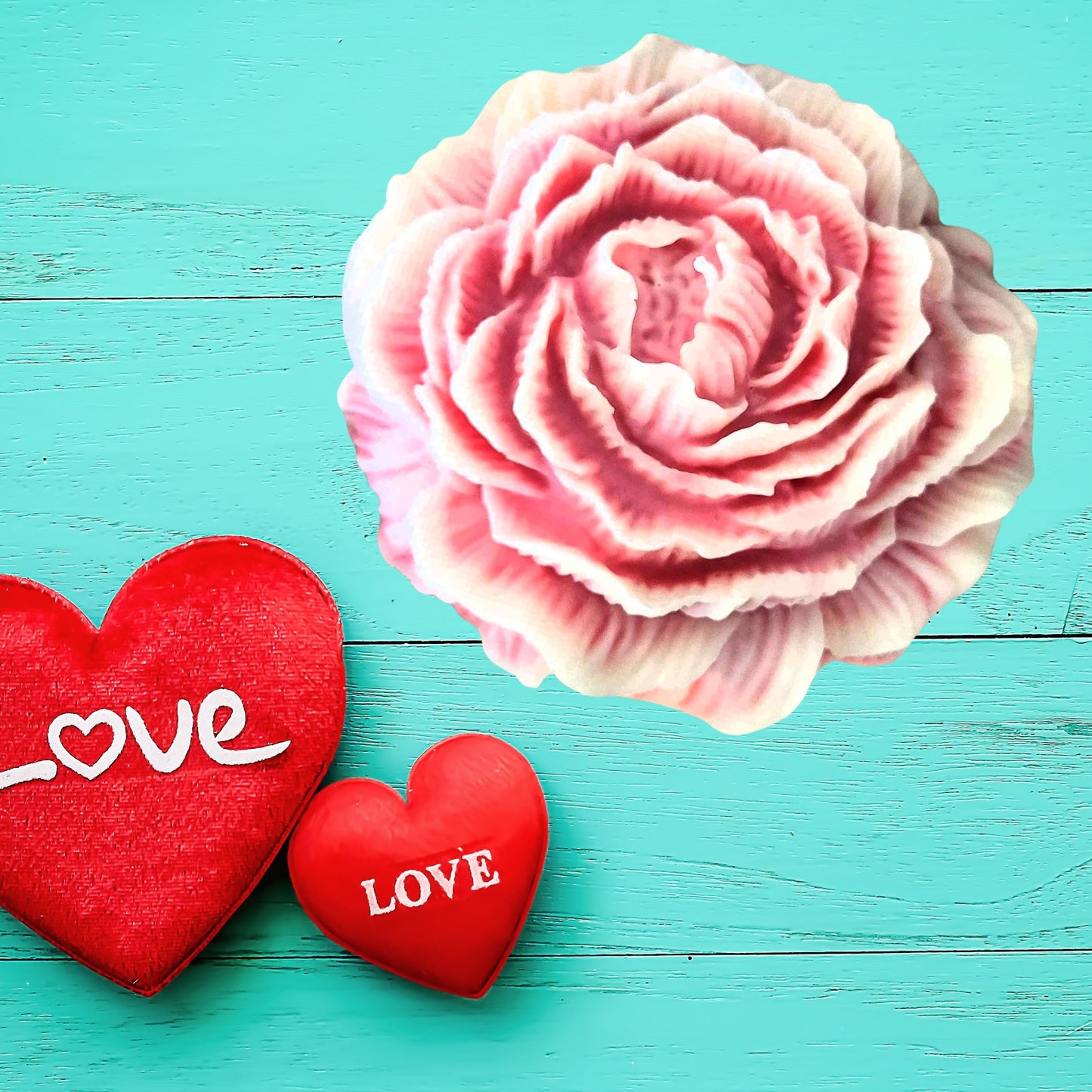 Jumbo Peony Rose Scented Soy Wax Candle