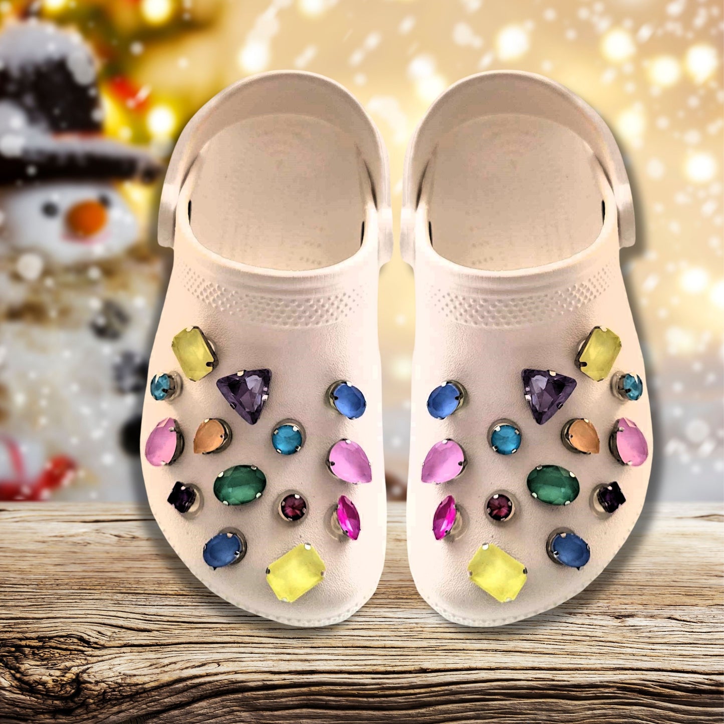 Crocs Charms Mixed Jelly Rhinestone Shoe Charms