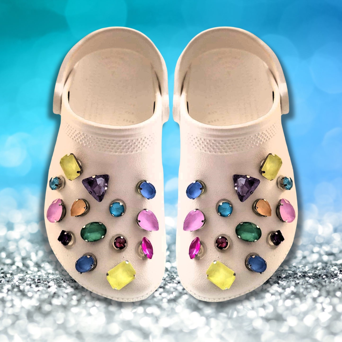Crocs Charms Mixed Jelly Rhinestone Shoe Charms