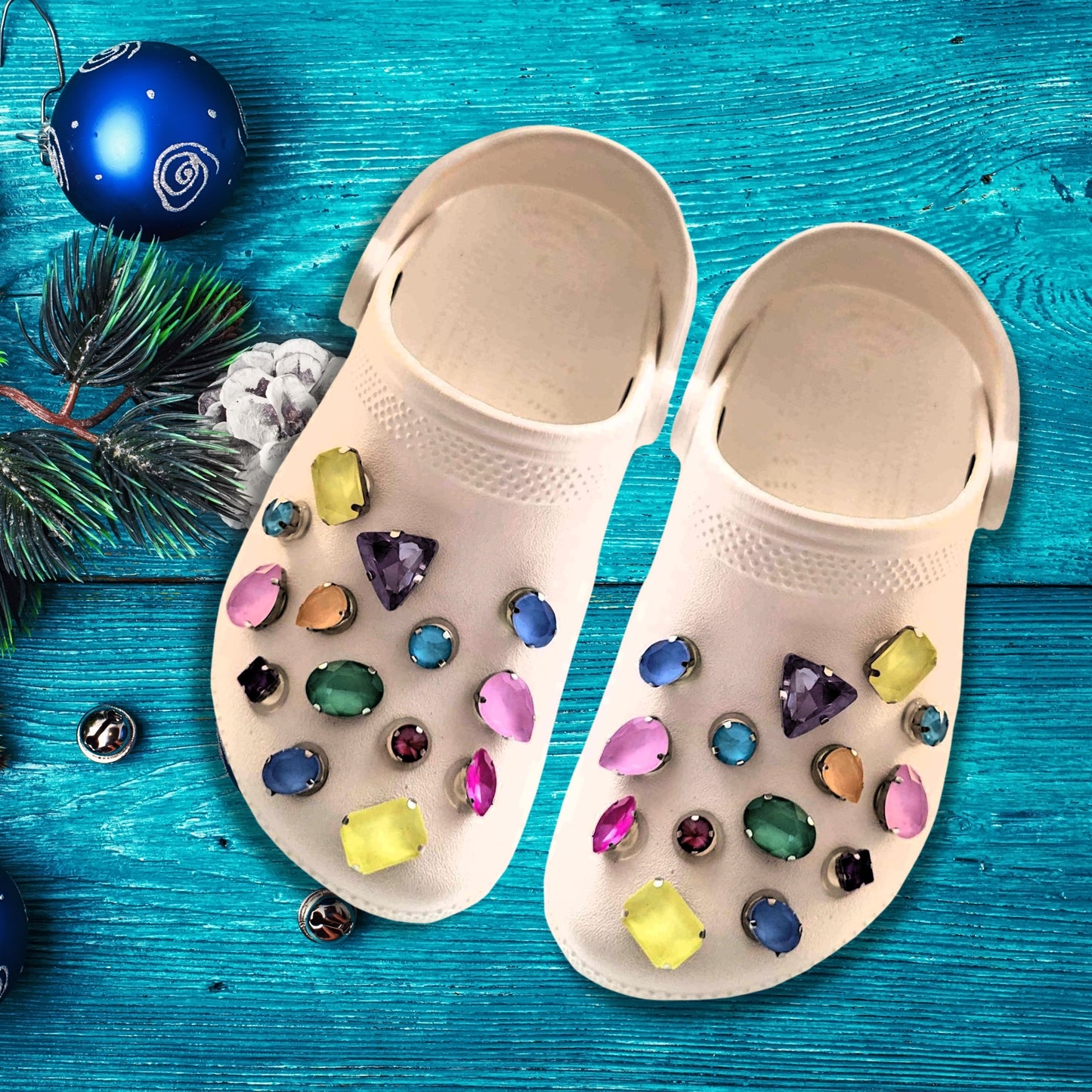 Crocs Charms Mixed Jelly Rhinestone Shoe Charms
