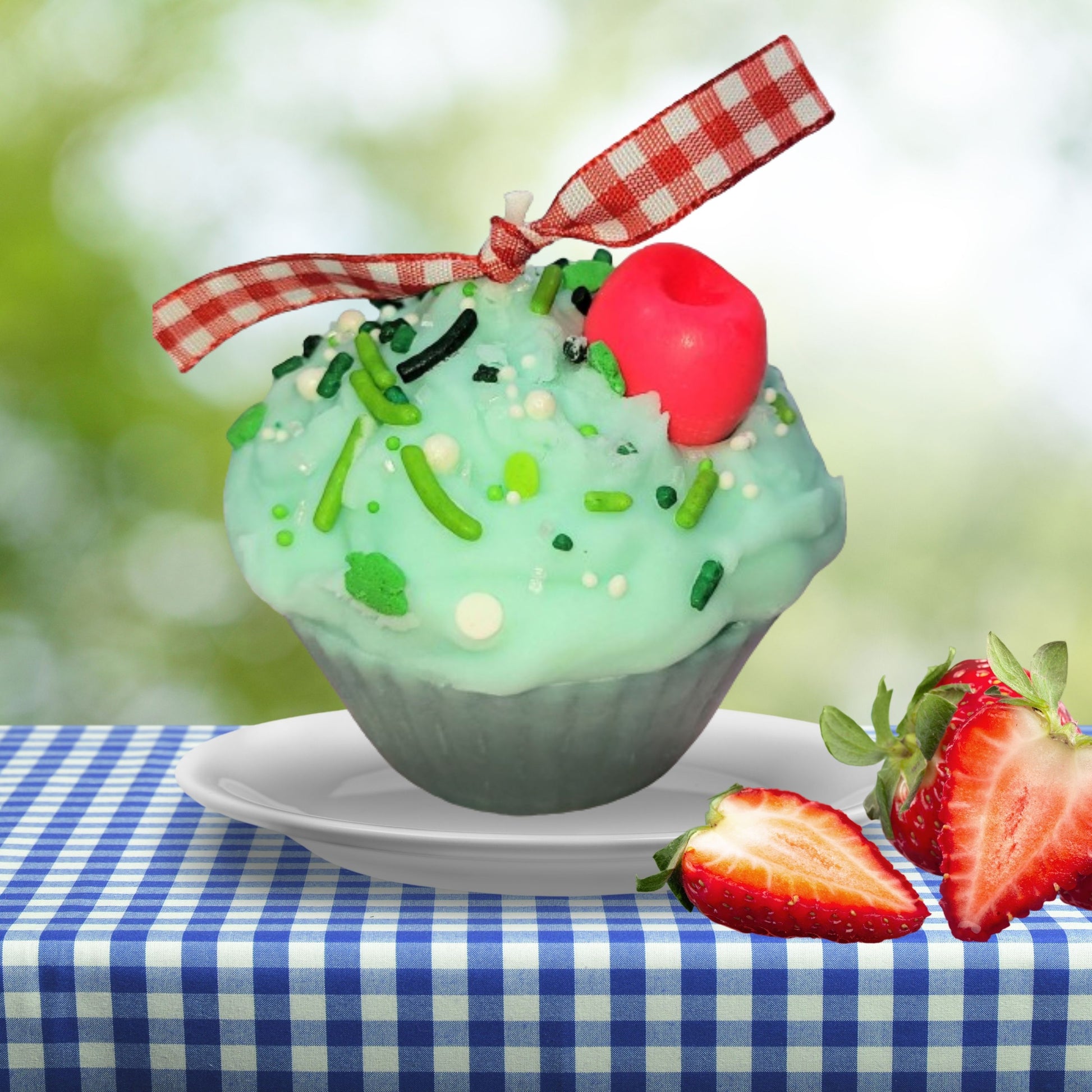Cafe Delights Mint Vanilla Scented Soy Wax Candle