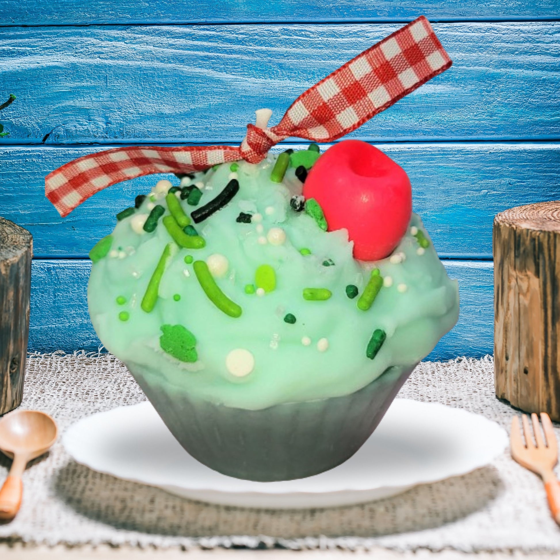 Cafe Delights Mint Vanilla Scented Soy Wax Candle