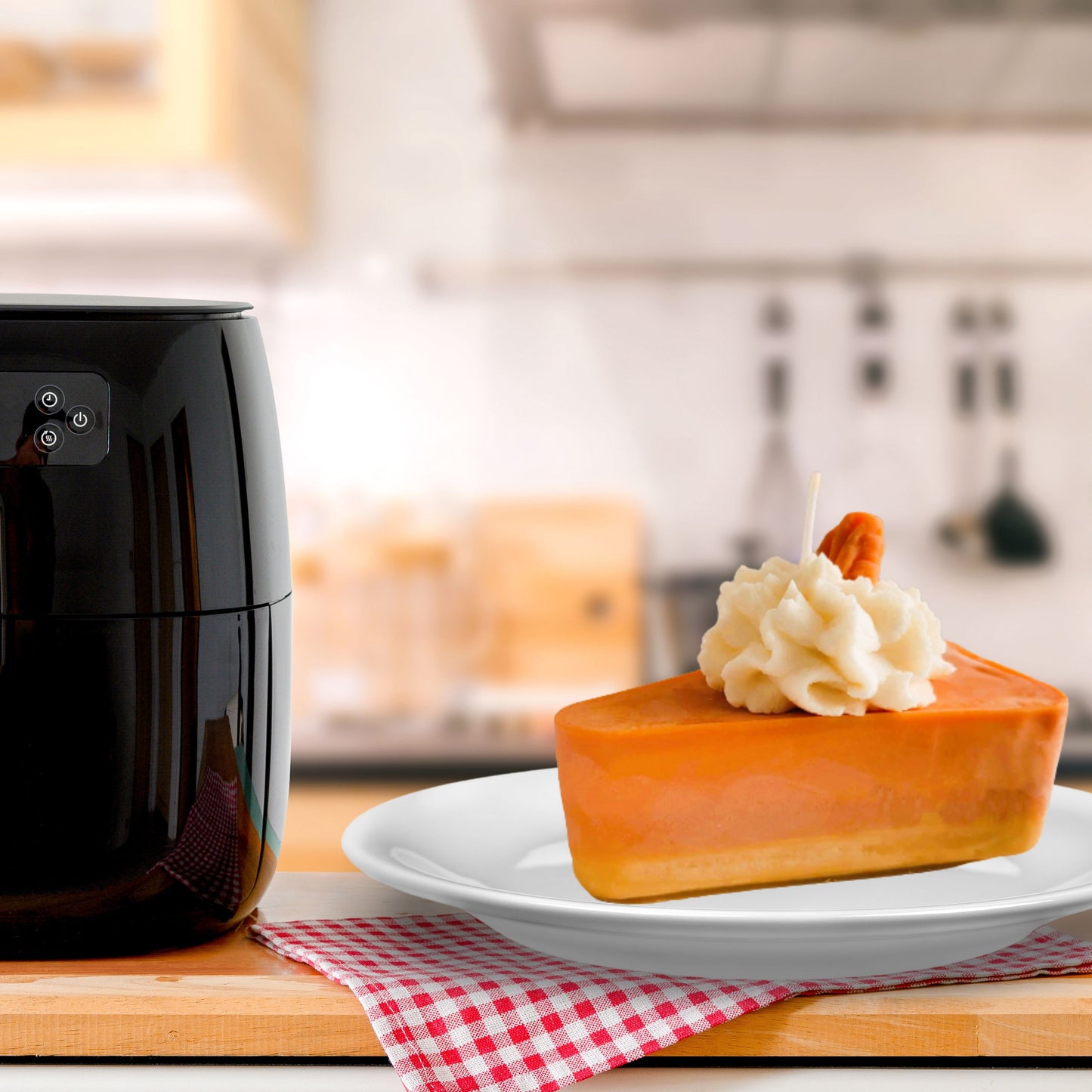 Cafe Delights Pumpkin Pie Slice Scented Soy Wax Candle
