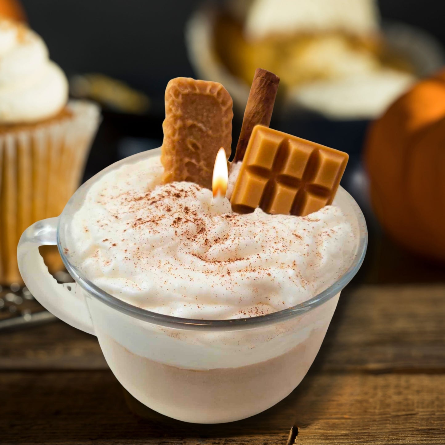Cafe Delights Large Latte Soy Wax Candle Collection