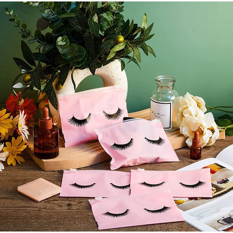 Light Pink Lash Kit Eyelashes Makeup Bag