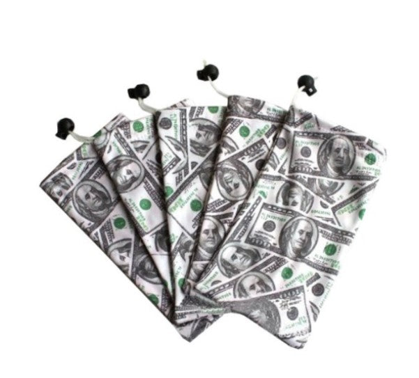 Dollar Sign Eyeglasses Sunglasses Makeup Bag