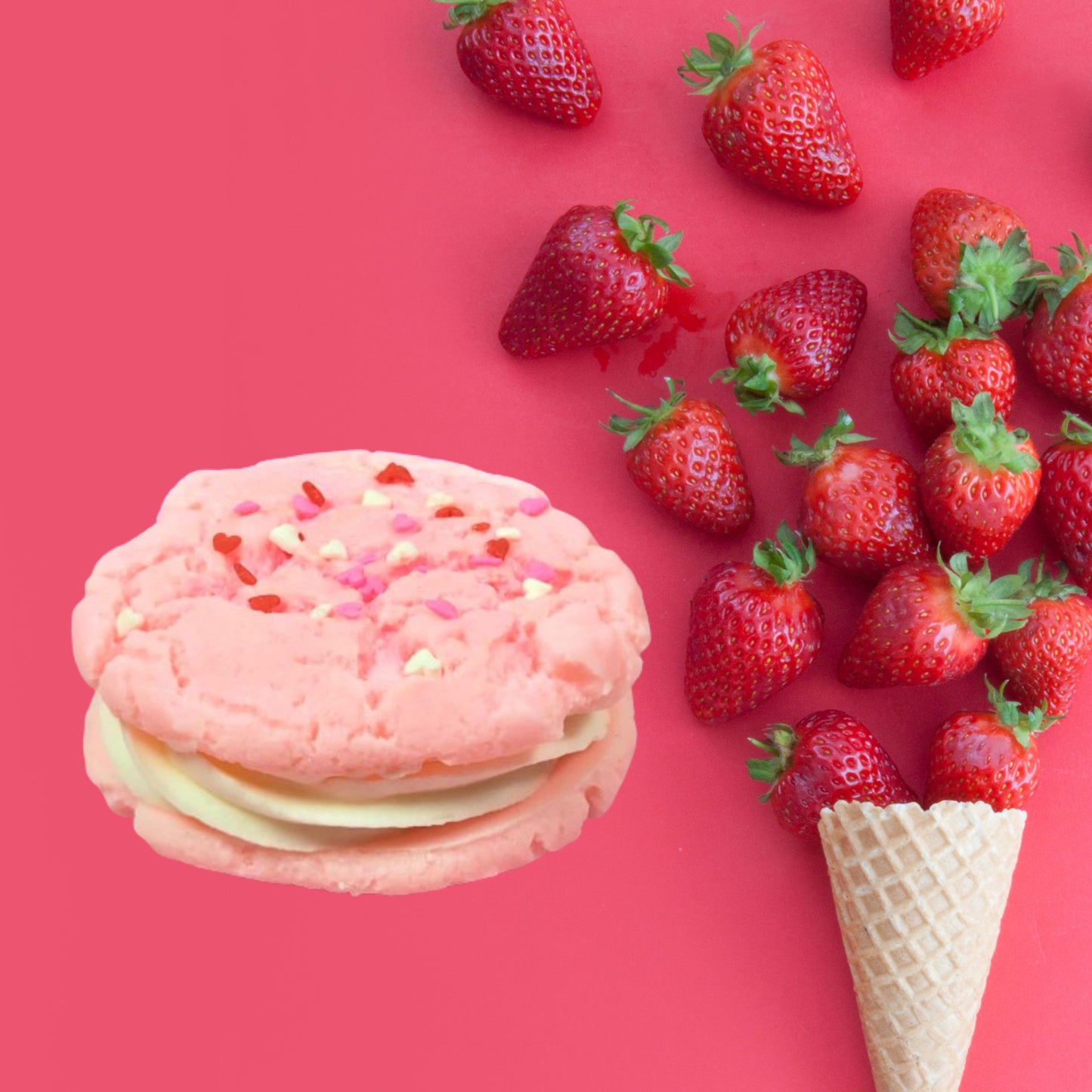 Cafe Delights Strawberry Ice Cream Scented Soy Wax Melts