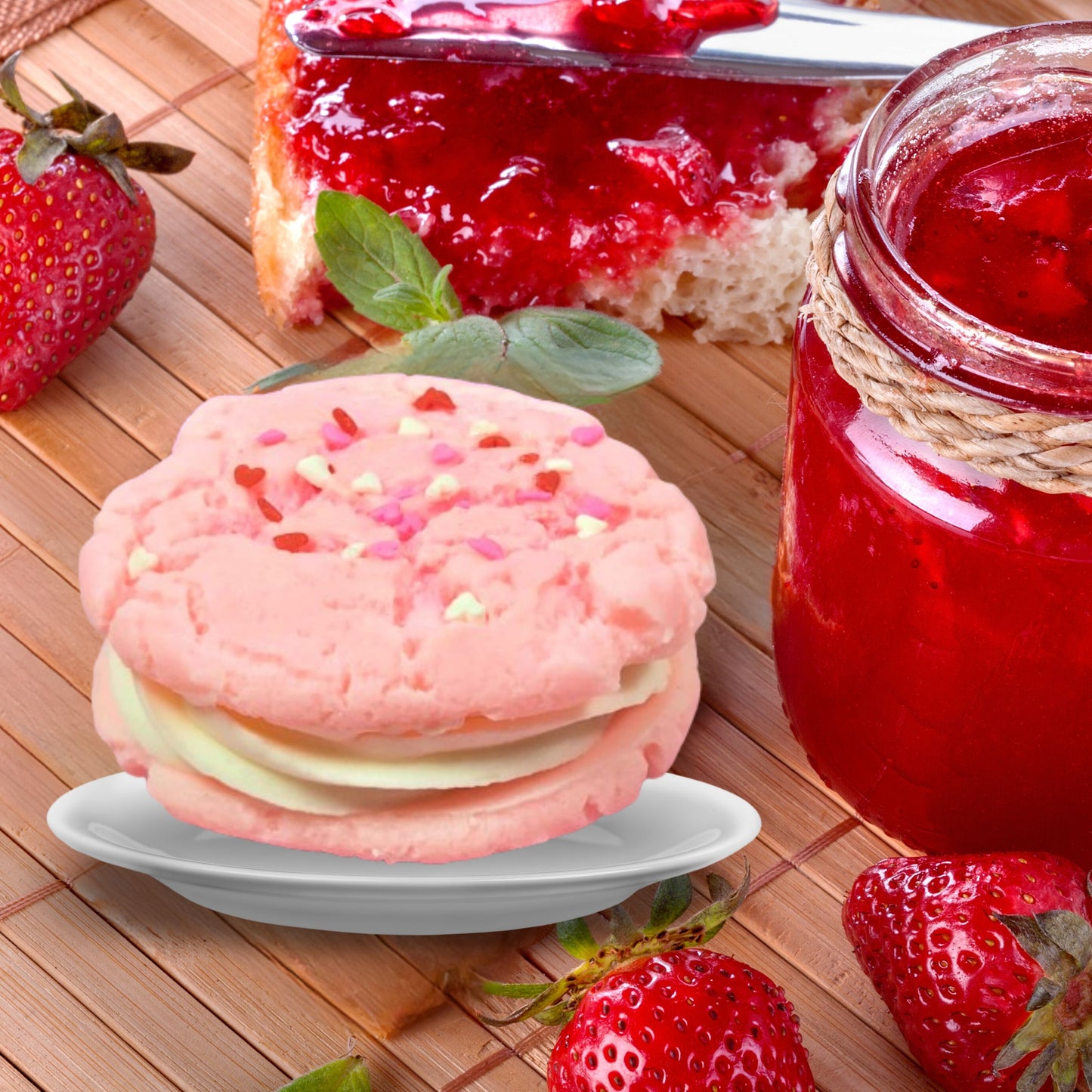 Cafe Delights Strawberry Ice Cream Scented Soy Wax Melts