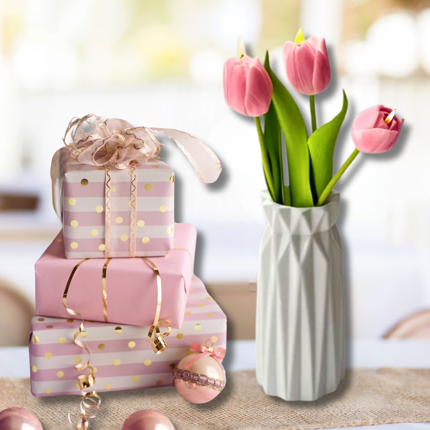 Tulip Scented Soy Wax Candles