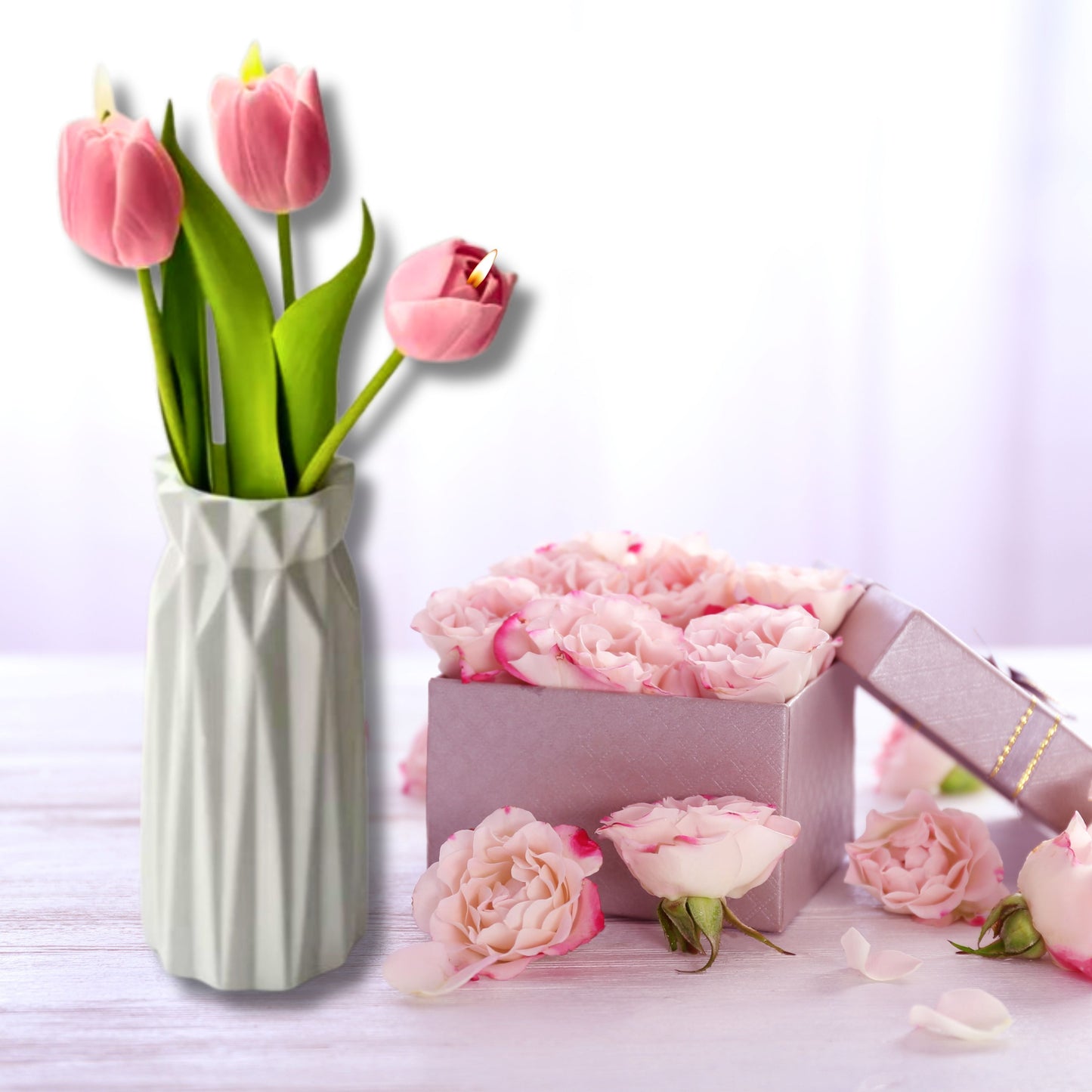 Tulip Scented Soy Wax Candles