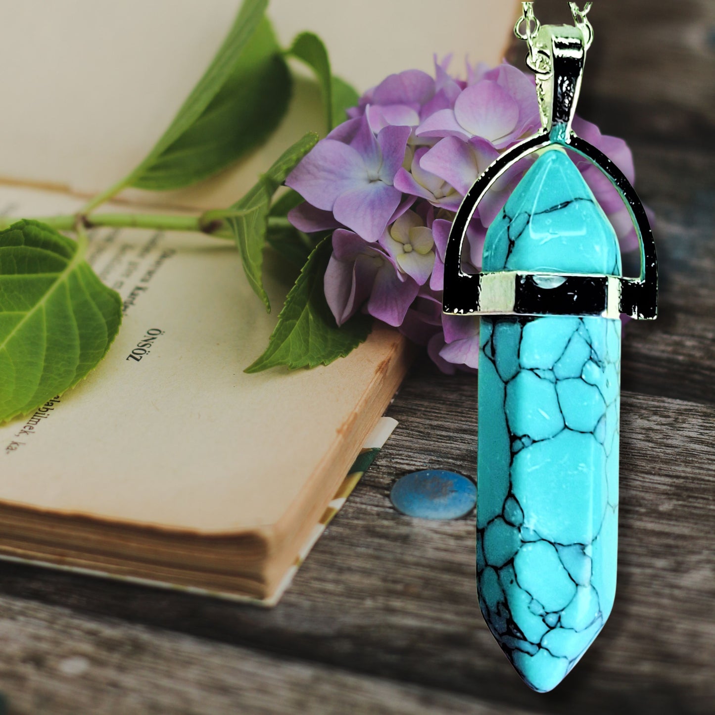 Natural Healing Stone Silver Plated Chain Collection
