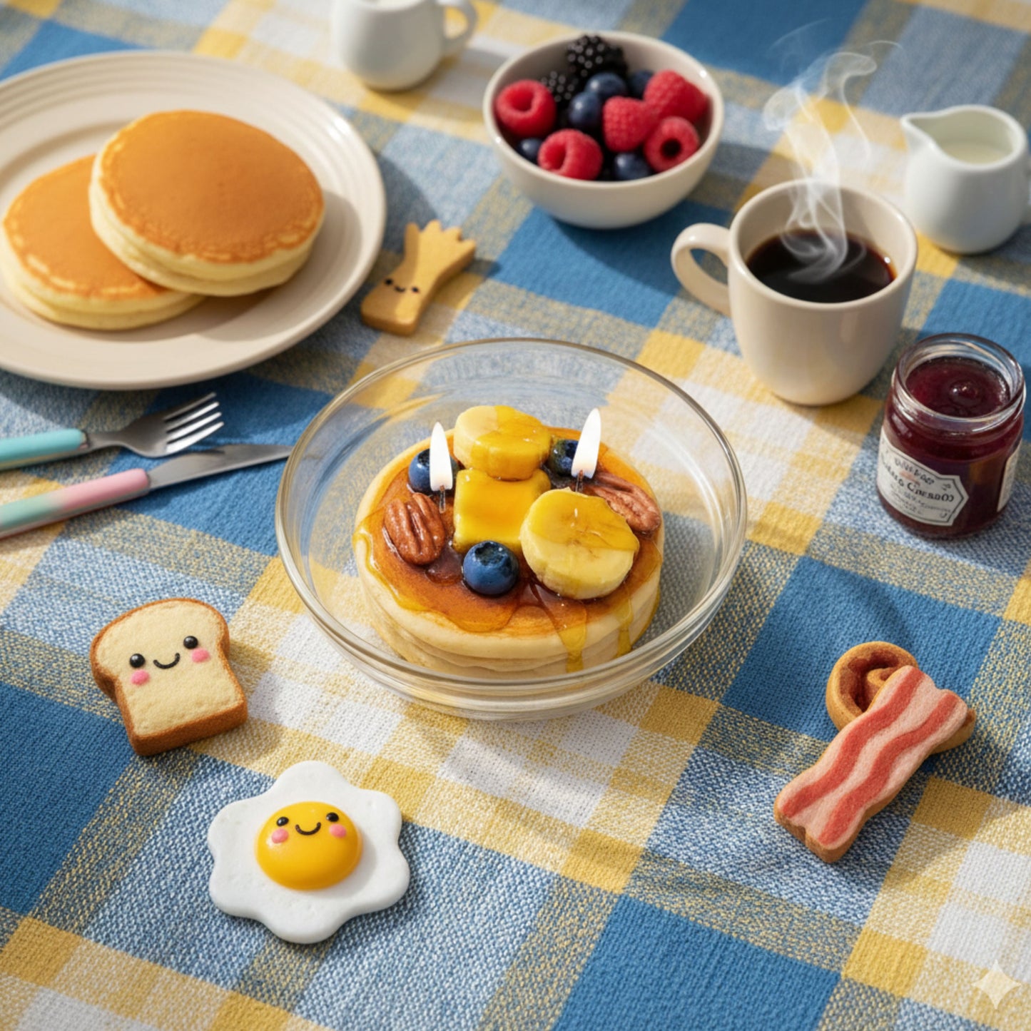Cafe Delights Banana Nut Pancake Scented Soy Wax Candle
