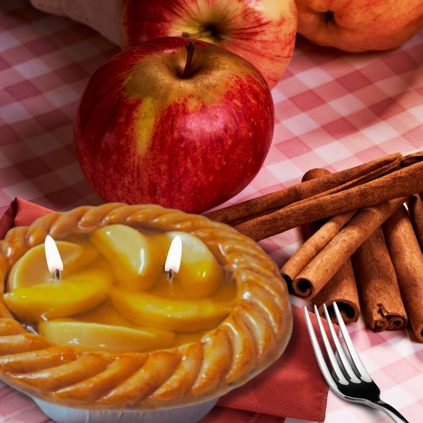 Cafe Delights Apple Pie Scented Soy Wax Candle