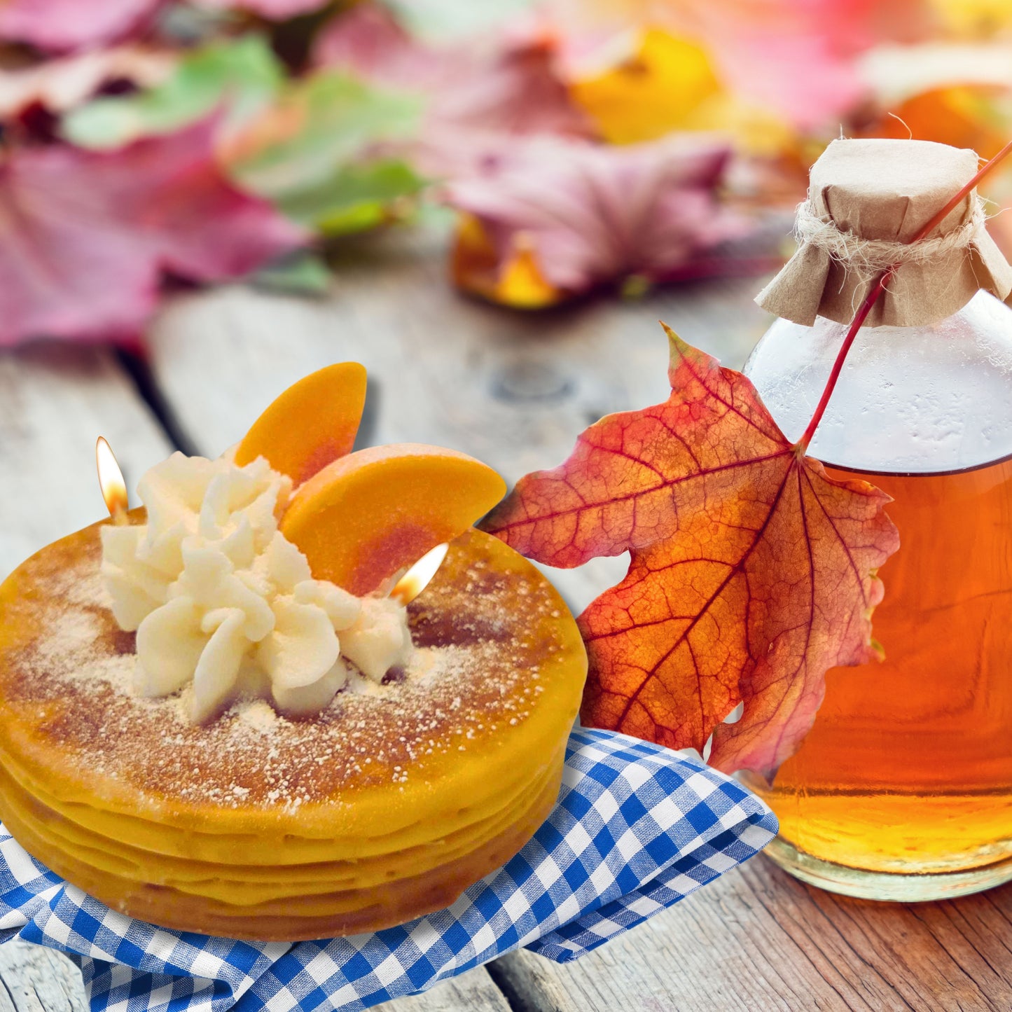 Cafe Delights Peach Pancakes Scented Soy Wax Candle
