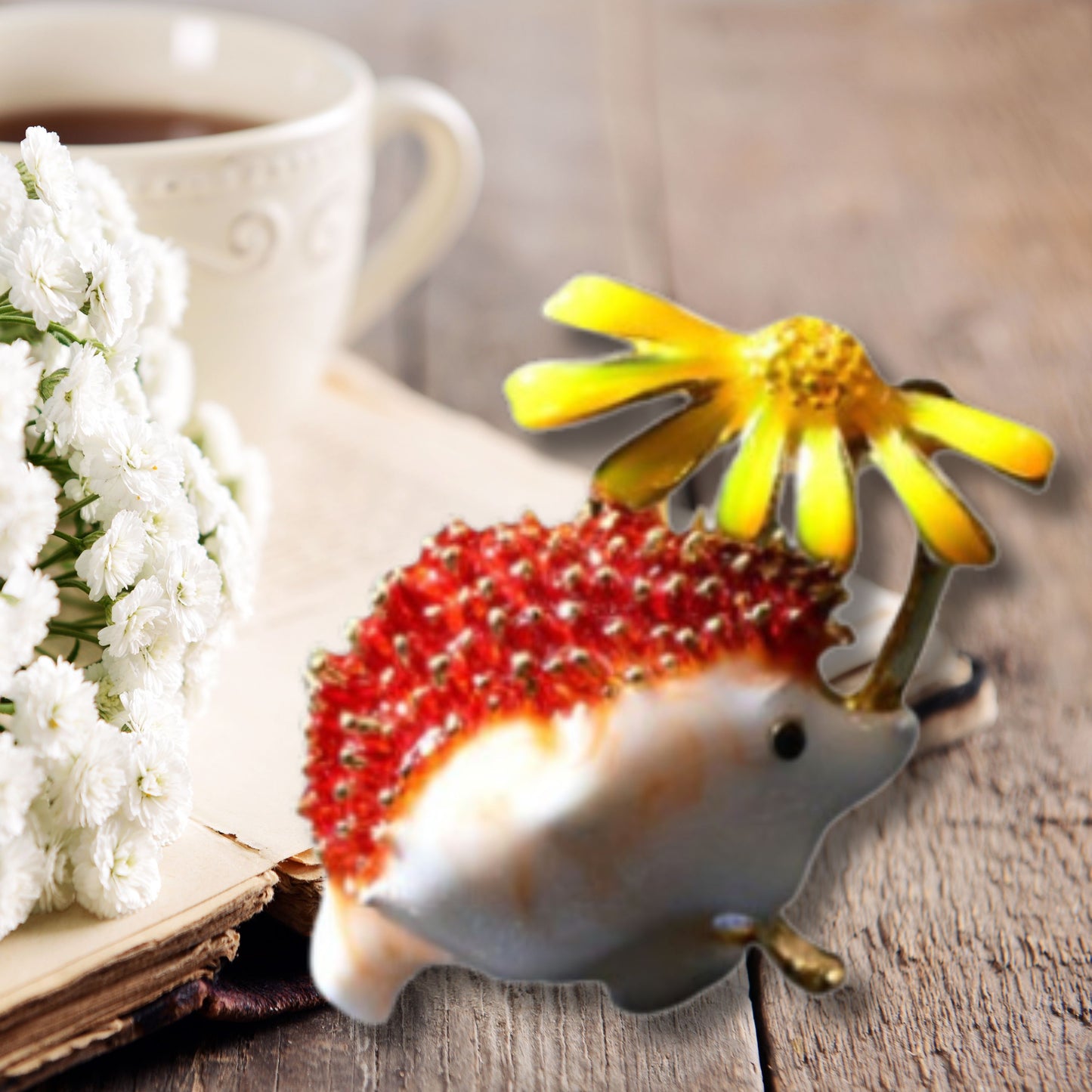 Hedgehog Brooch Pin Collection