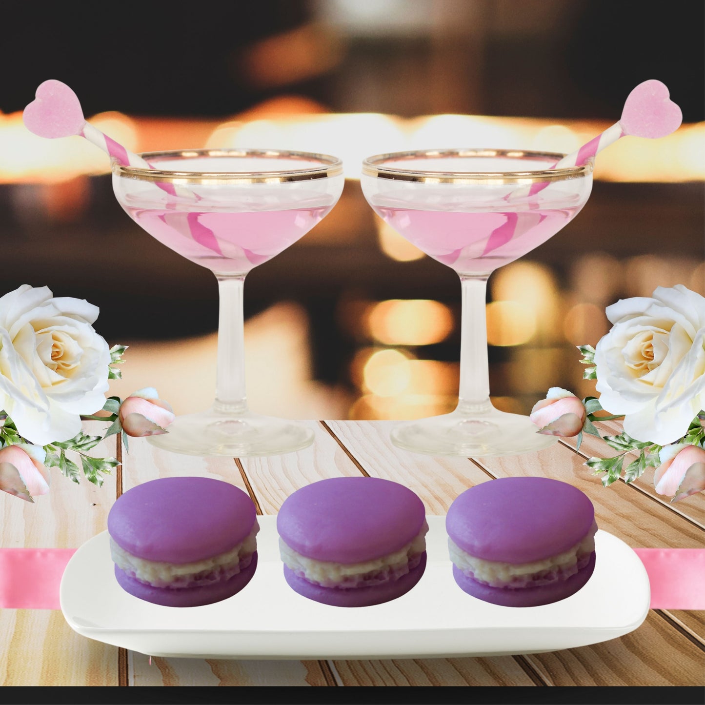 Cafe Delights Macaron Scented Wax Melt Collection