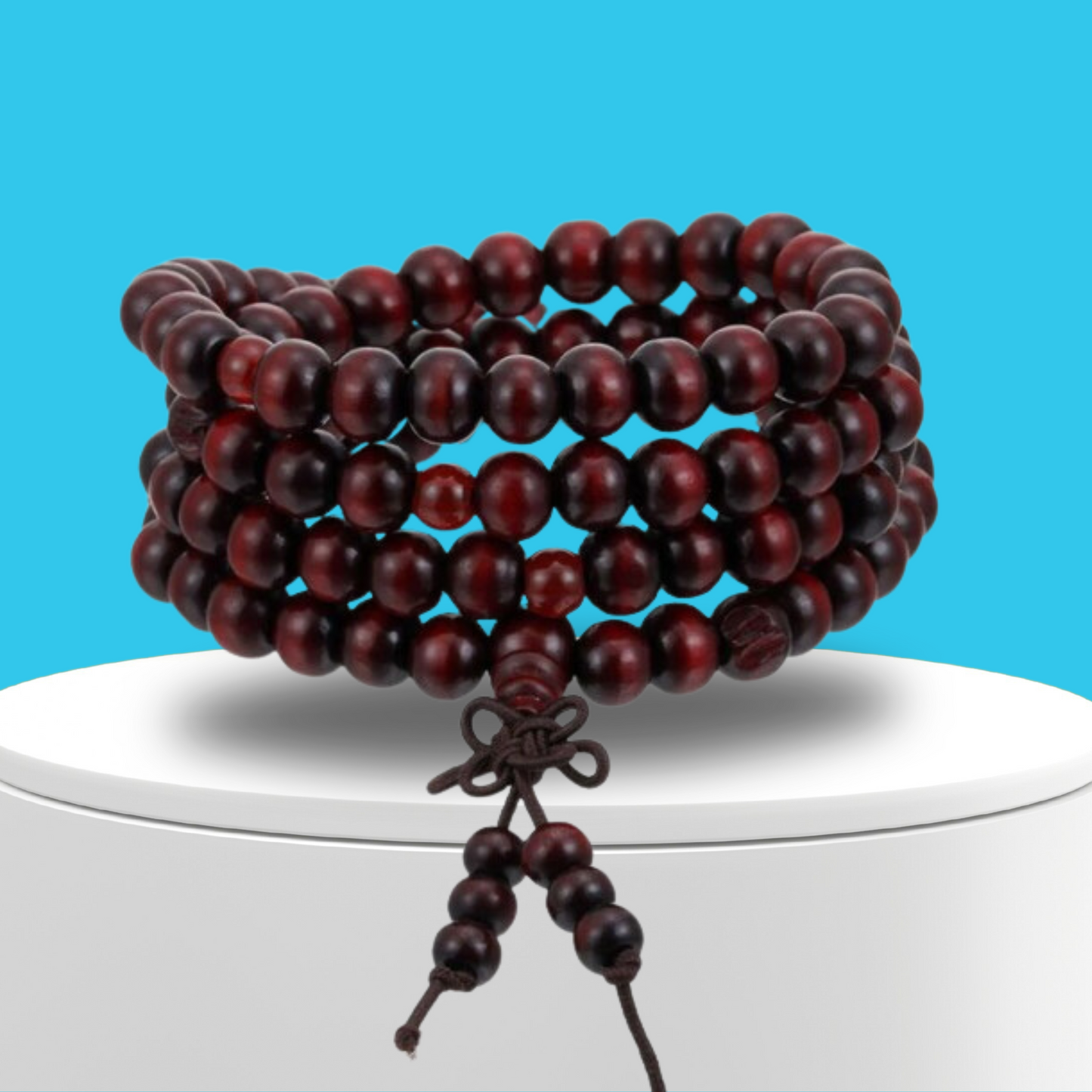 Natural Brown Sandalwood Healing Bracelet Necklace