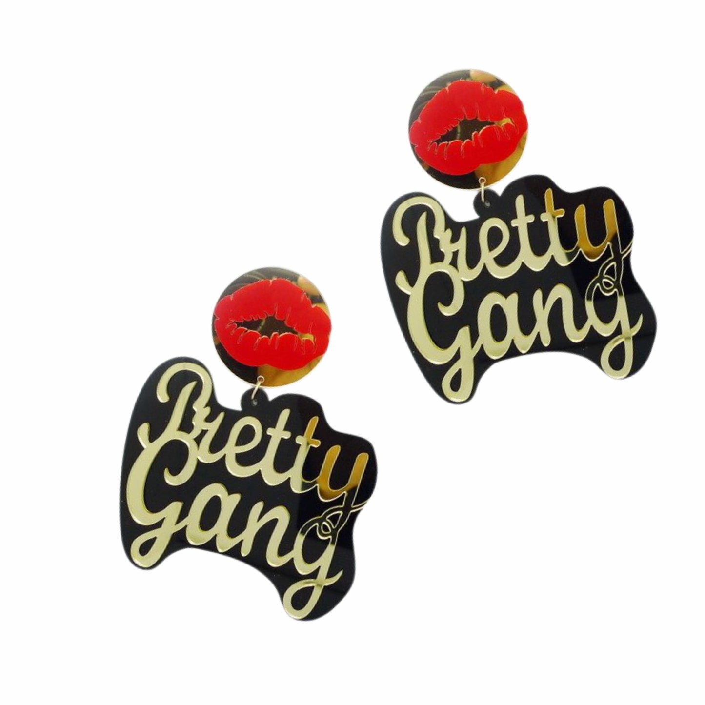 Pretty Gang Club Culture Bold Loud Statement Fashion Acrylic Earrings