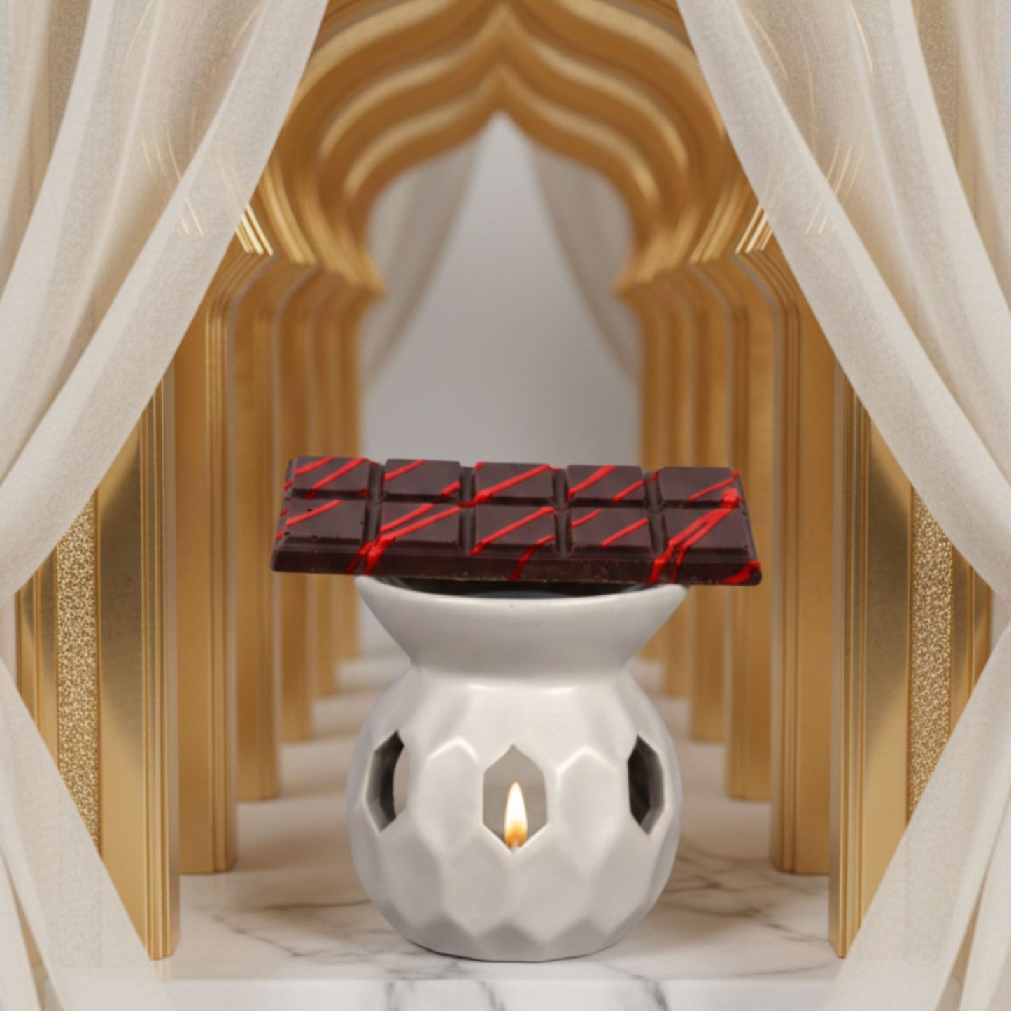 Cafe Delights Dubai Chocolate Bar Scented Soy Wax Melt Collection