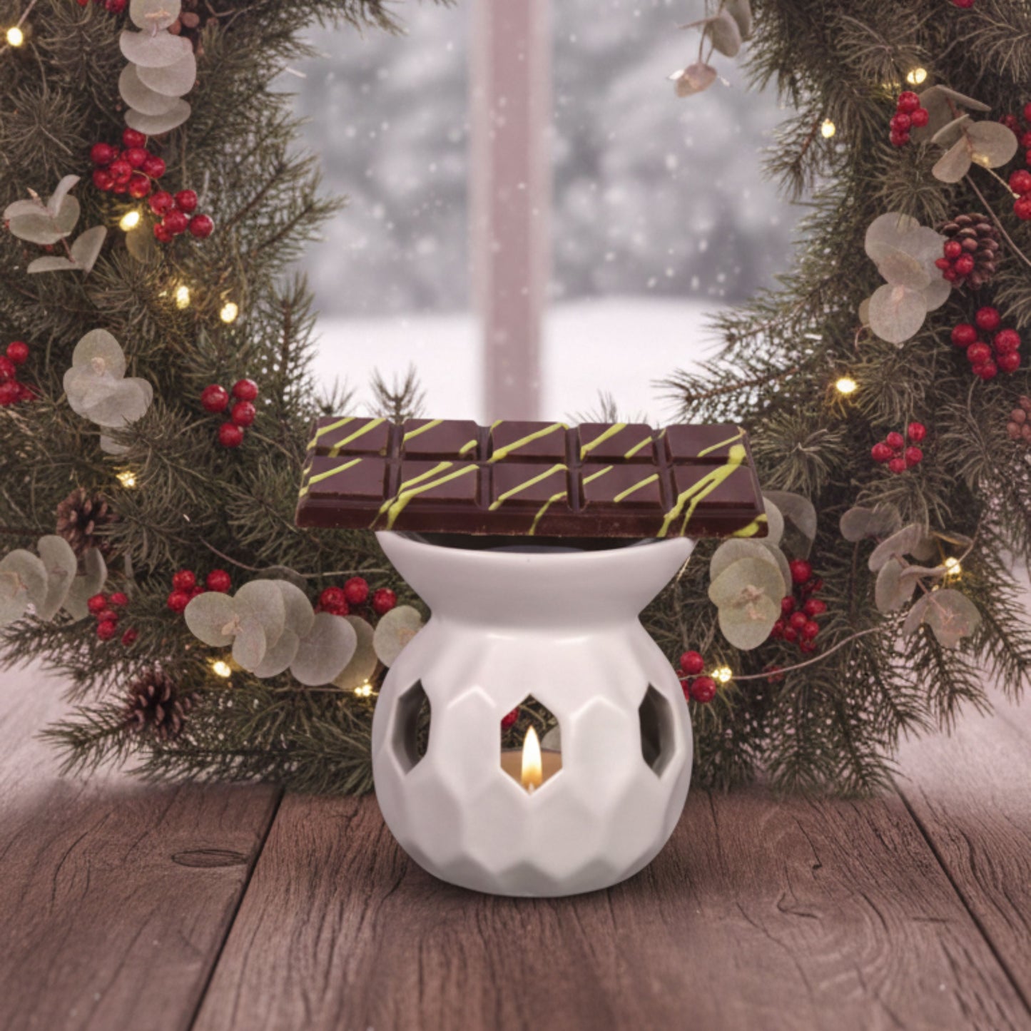 Cafe Delights Dubai Chocolate Bar Scented Soy Wax Melt Collection