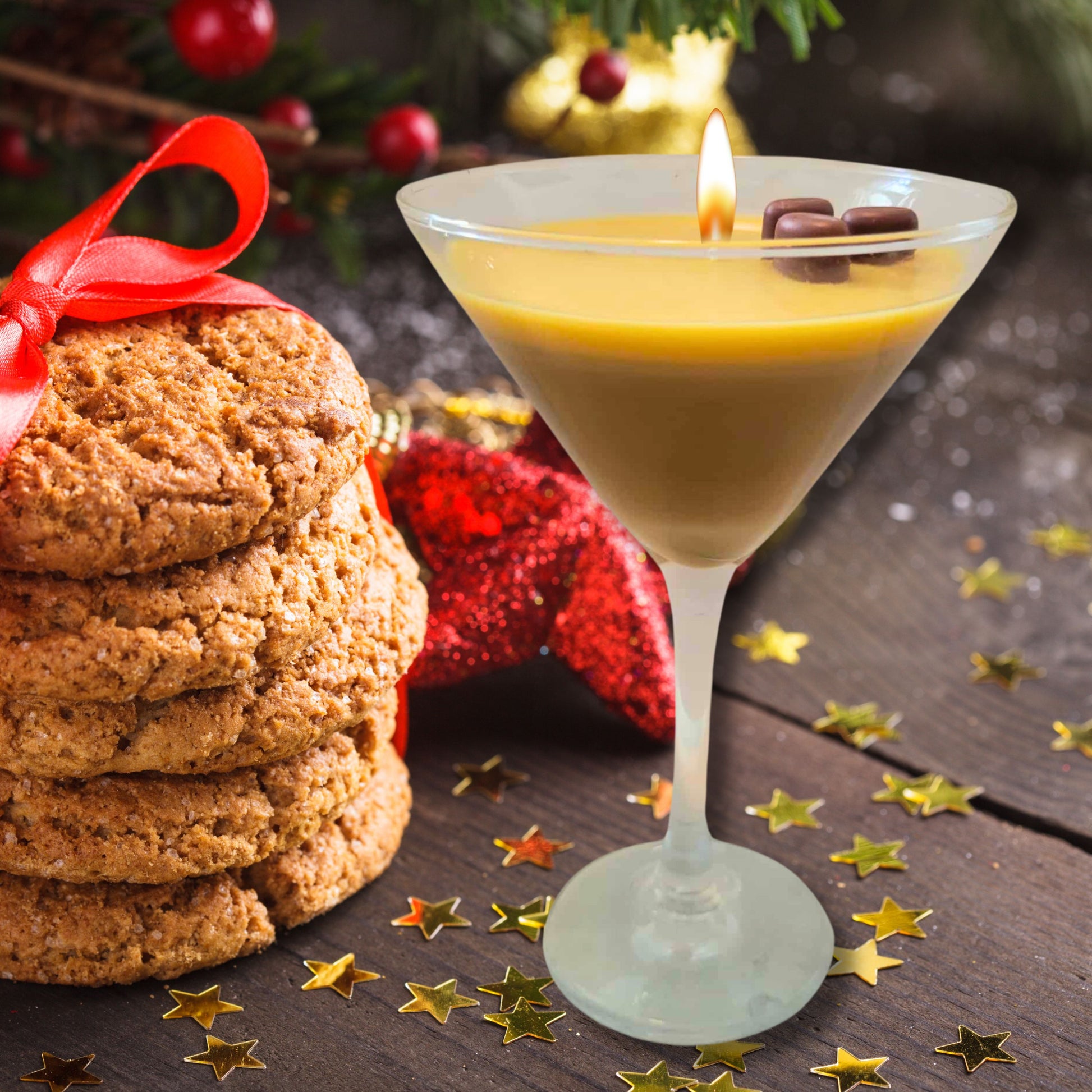 Cafe Delights Chocolate Martini Scented Soy Wax Candle